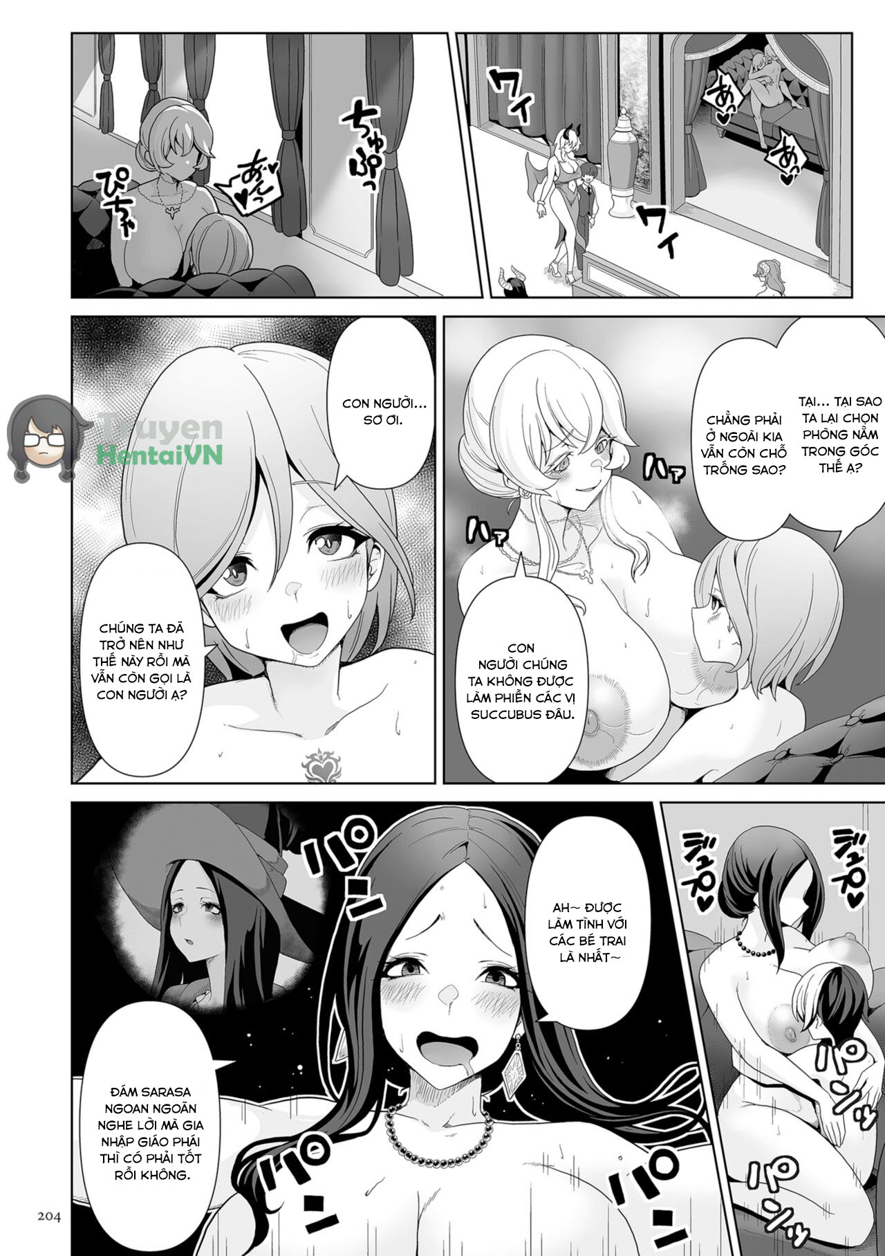Đọc truyện hentai Vương quốc Succubus thèm bú - Chap 8