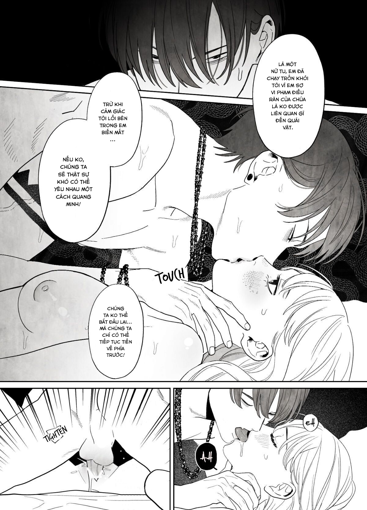 Đọc truyện hentai Nữ tu phạm luật làng với con rắn - Oneshot