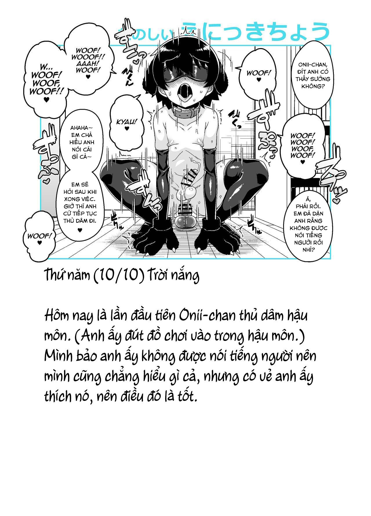 Đọc truyện hentai Nhật kí huấn luyện Onii-chan - Oneshot