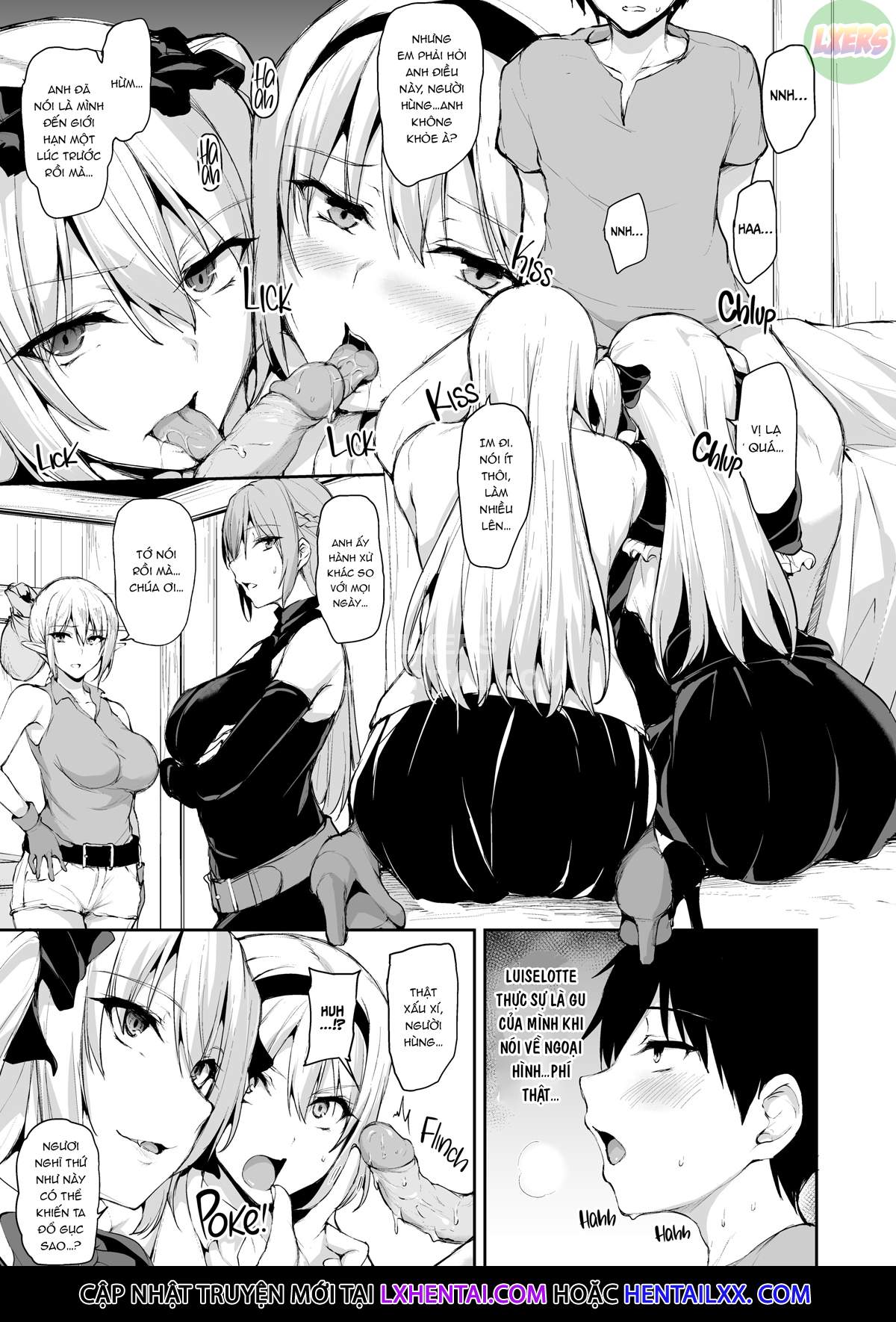 Đọc truyện hentai Tales of a Harem in Another World - Chap 7 - Clash! The Vampire Girl Vs. The Haughty Princess