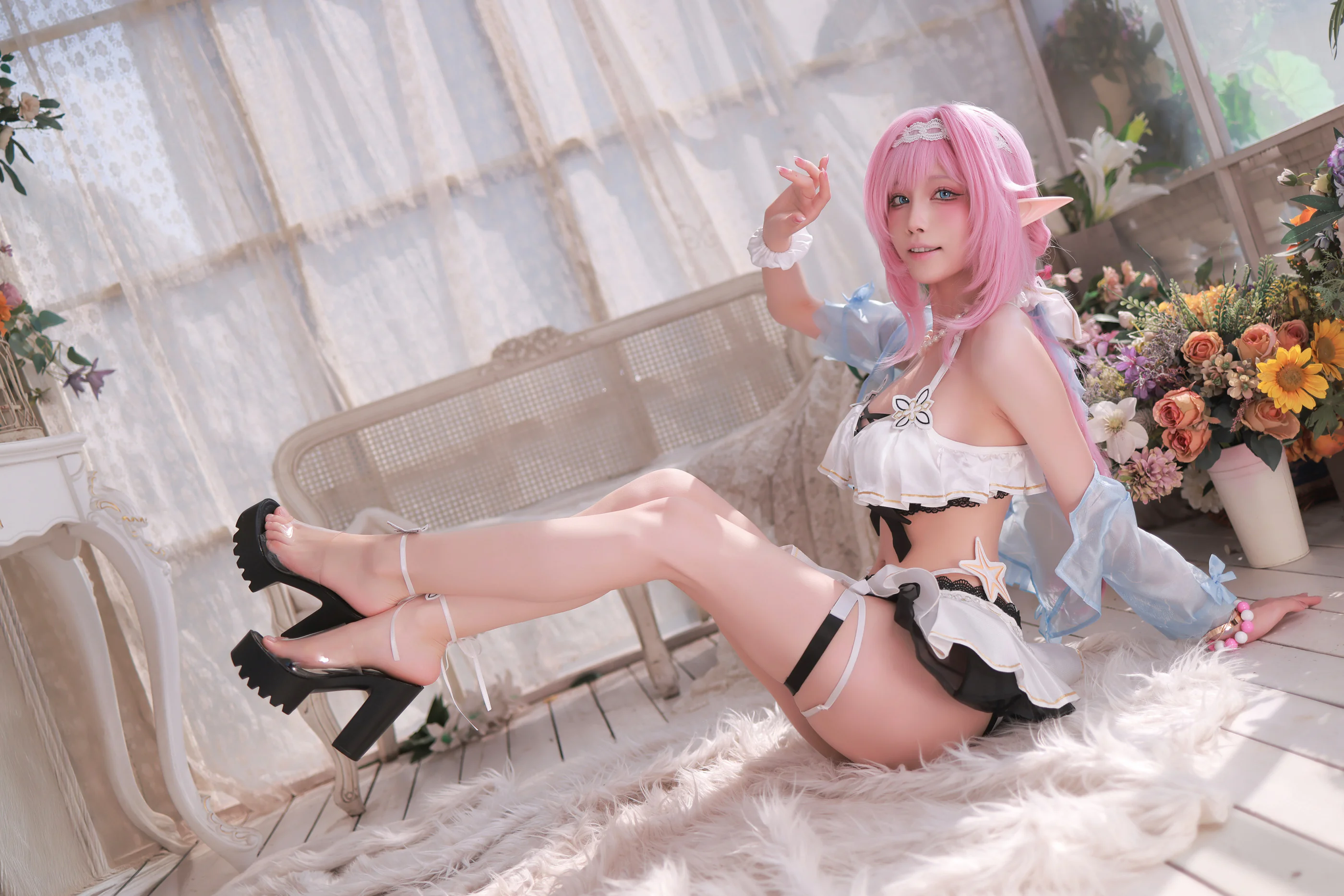 Đọc truyện hentai Tuyển tập Albums siêu phẩm Cosplay - Chap 1332 - Aqua - [Patreon] T2 Elysia Swimsuit (Honkai Imapct3)