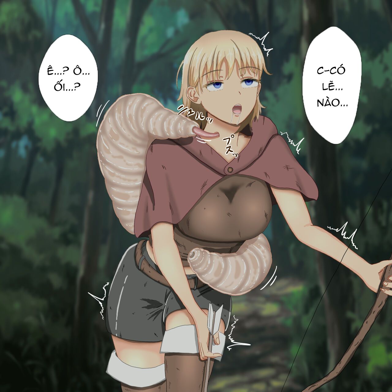 Đọc truyện hentai Cuộc đấu tranh nuôi con của một nữ thợ săn! - Chap 1
