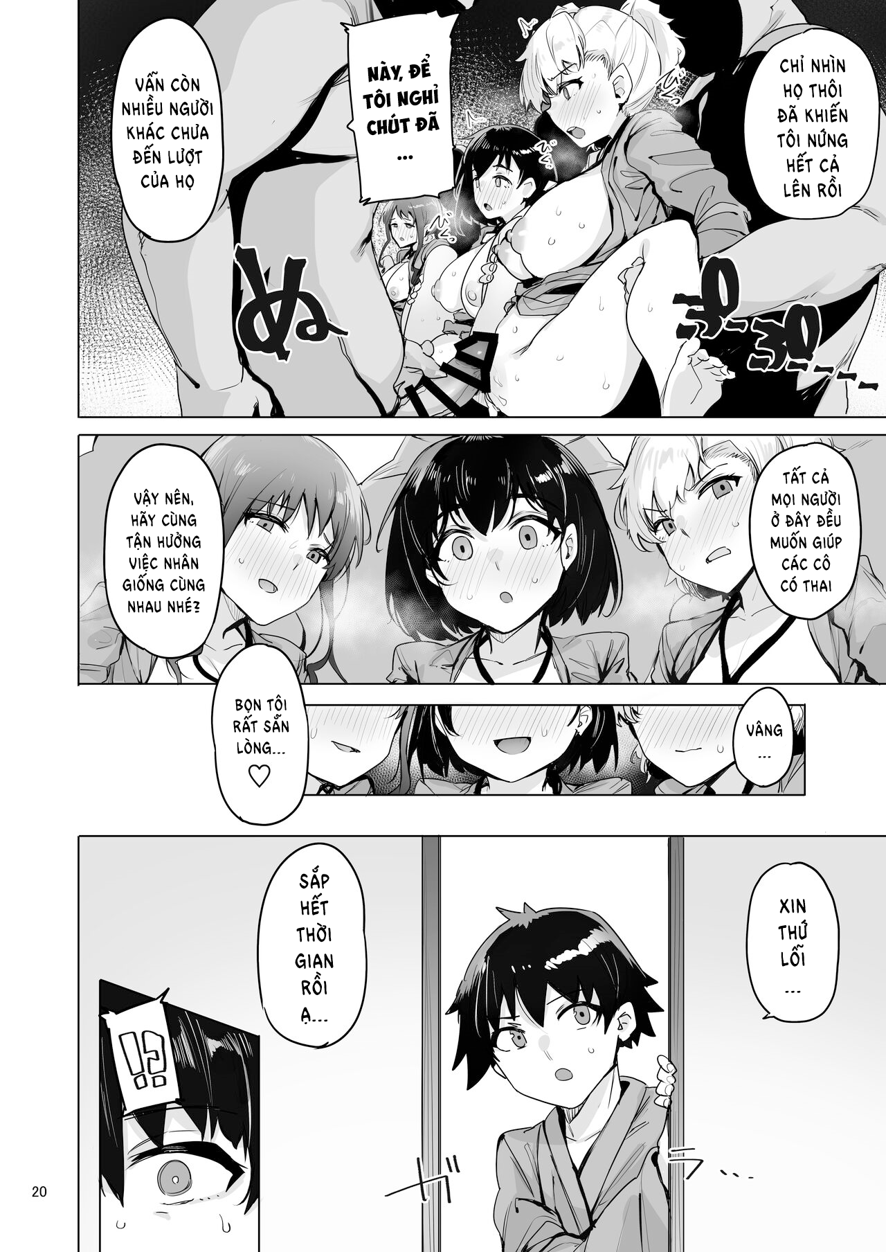 Đọc truyện hentai Nhà trọ của 3 chị em nhà nghèo phục vụ kinh doanh - Chap 4(Kết thúc)