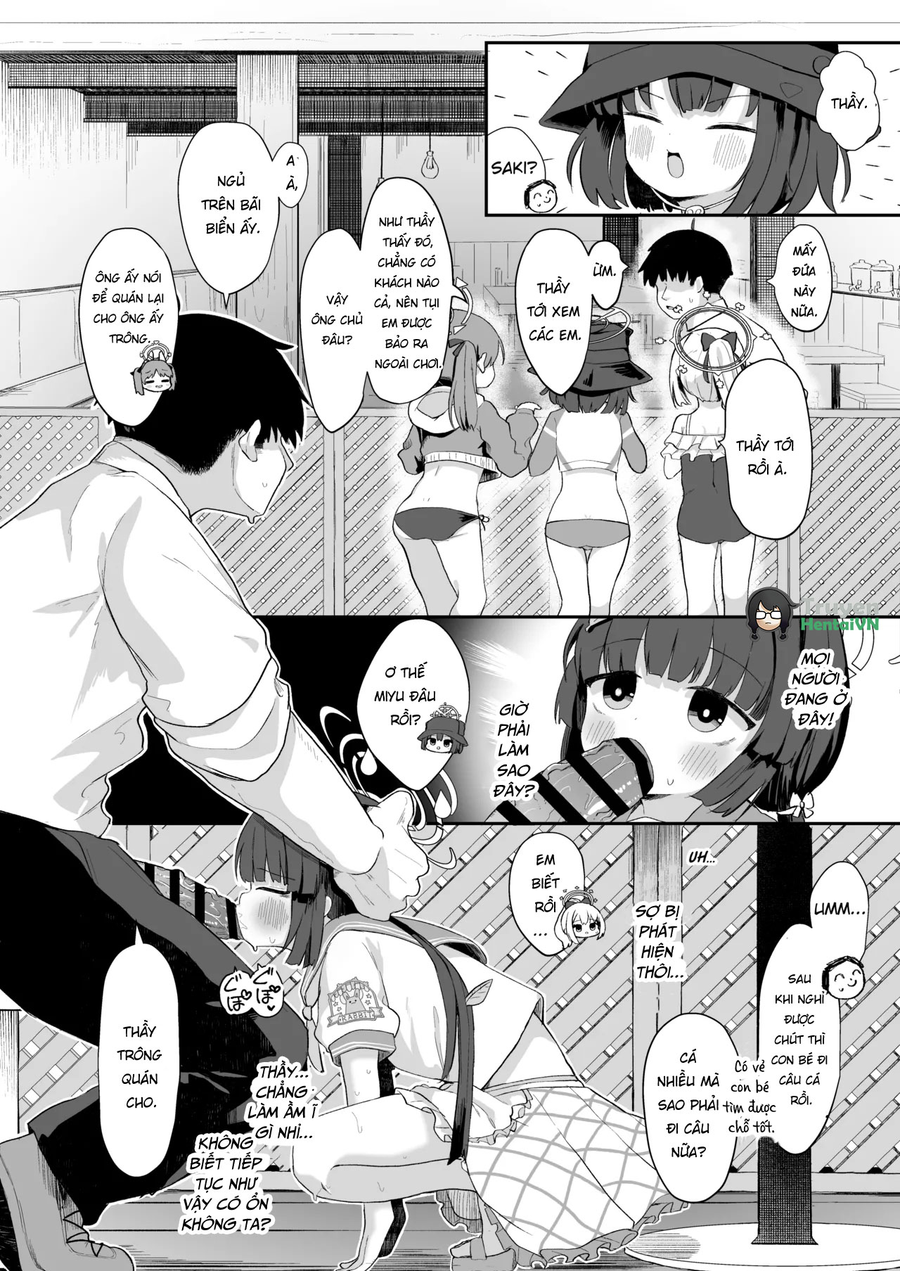 Đọc truyện hentai O o Furu Usagi ni Kashizukaseru (Blue Archive) - Oneshot