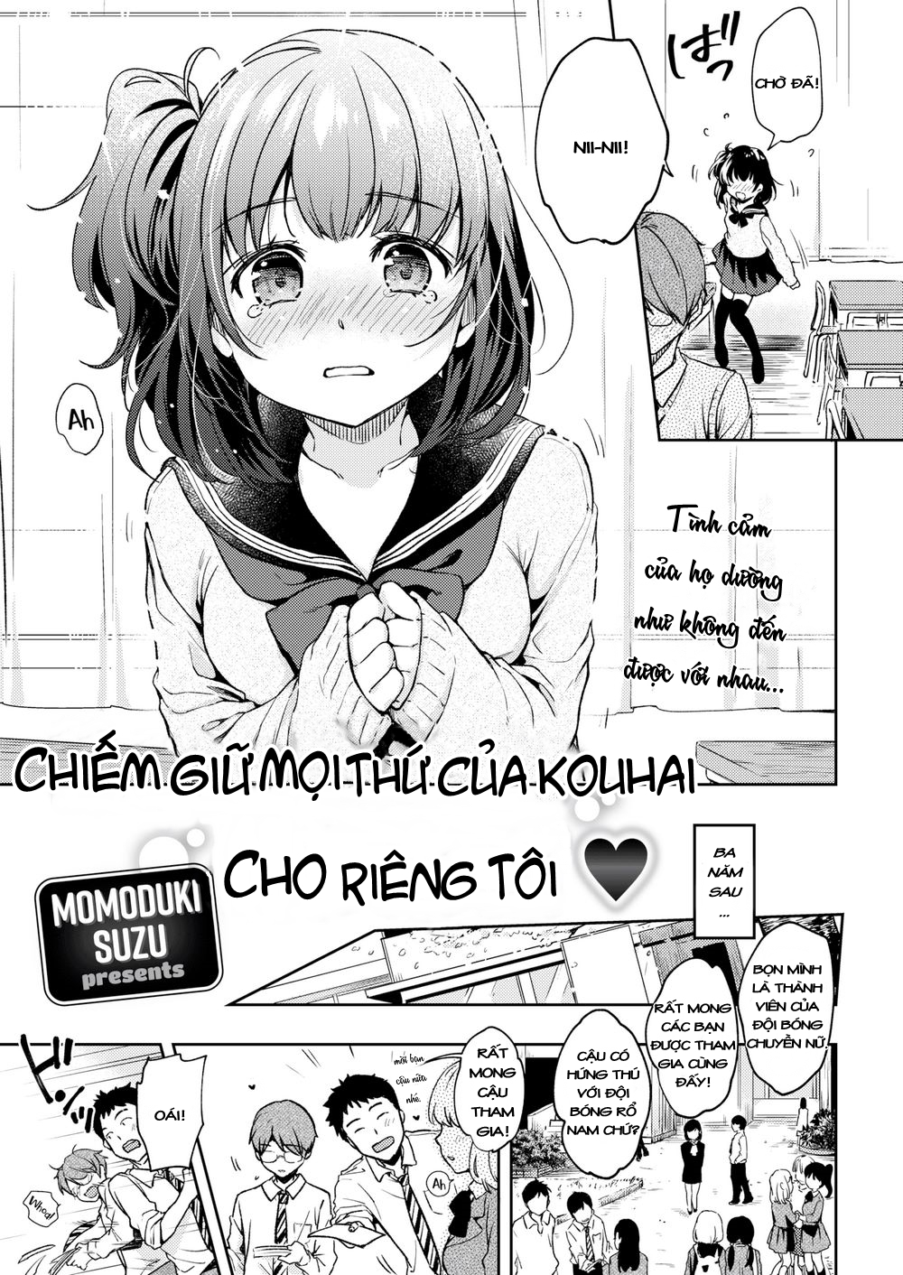 Đọc truyện hentai Chiếm Giữ Mọi Thứ Của Kouhai Cho Riêng Tôi ❤ - Oneshot [Không Che]