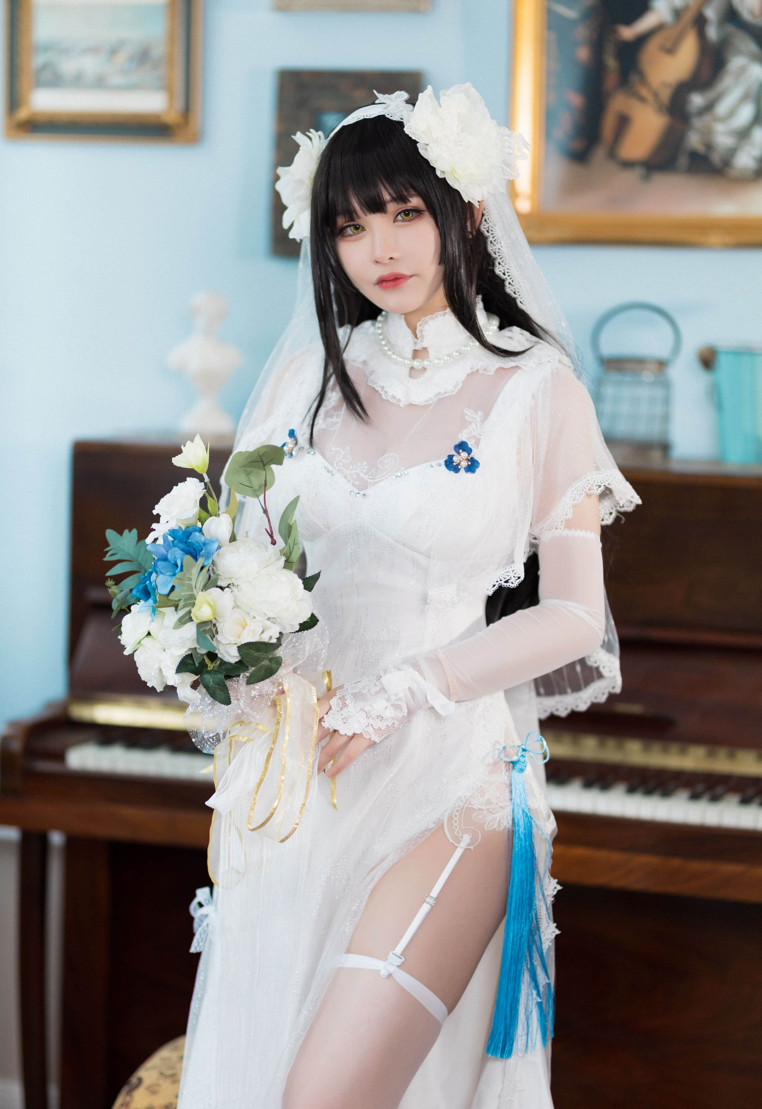 Đọc truyện hentai Tuyển tập Albums siêu phẩm Cosplay - Chap 827 - Qianyu - Yan Newlywed Sexy Bride