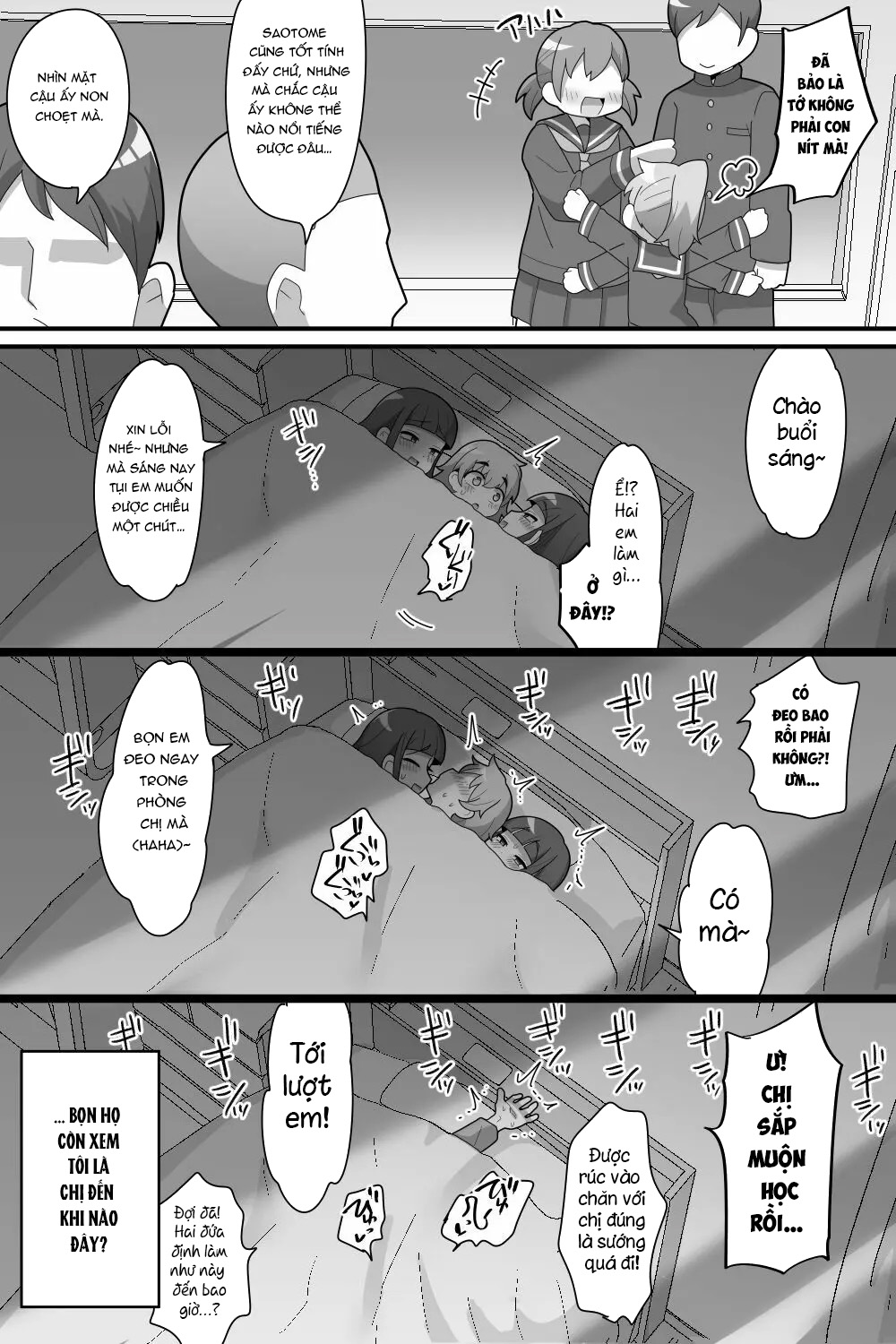 Đọc truyện hentai Tôi được yêu thương quá nhiều bởi cặp song sinh lưỡng hình. - Oneshot.