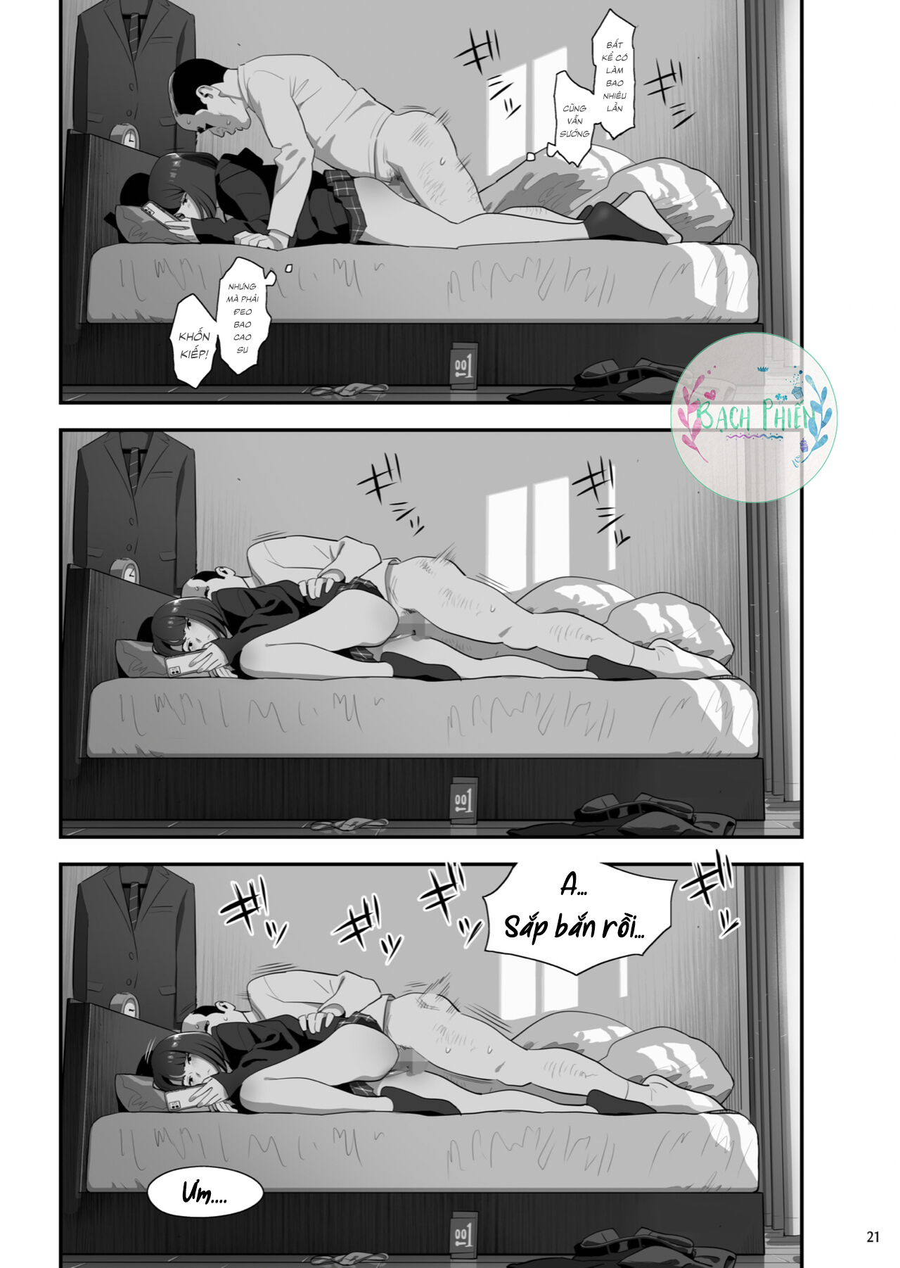 Đọc truyện hentai Tonari no JK ni Odosarete Iribitararetemasu (Naki 3) - Oneshot