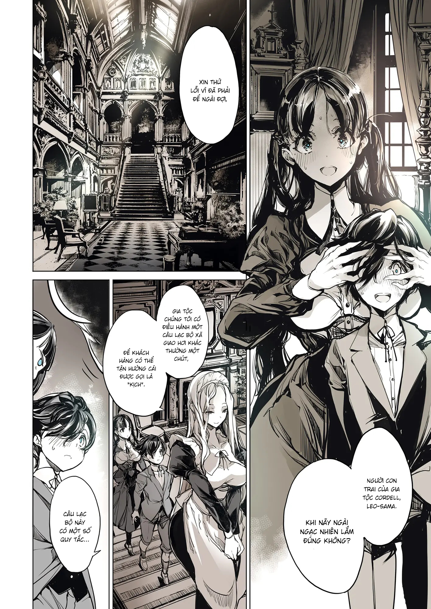 Đọc truyện hentai Dinh thự hầu gái Beatrice - Nửa đầu