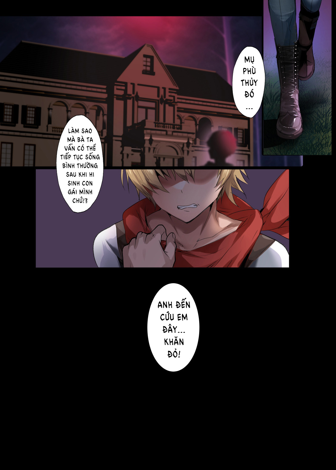 Đọc truyện hentai Truyện cổ tích: Nô lệ quàng khăn đỏ - Oneshot