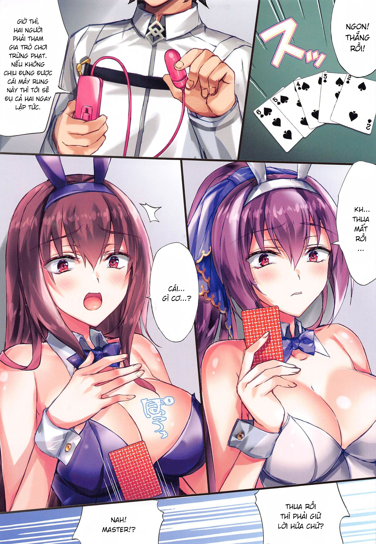 Đọc truyện hentai Gamble Bunnies - Scathach x Skadi