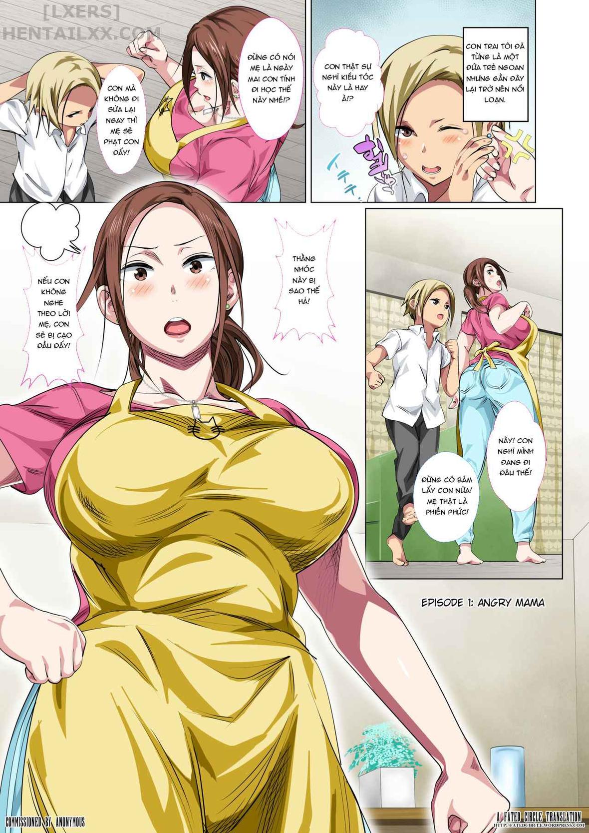 Đọc truyện hentai Rehabilitation of Delinquent Son by Short-tempered Mother’s Sweet Lovemaking - Chap 1