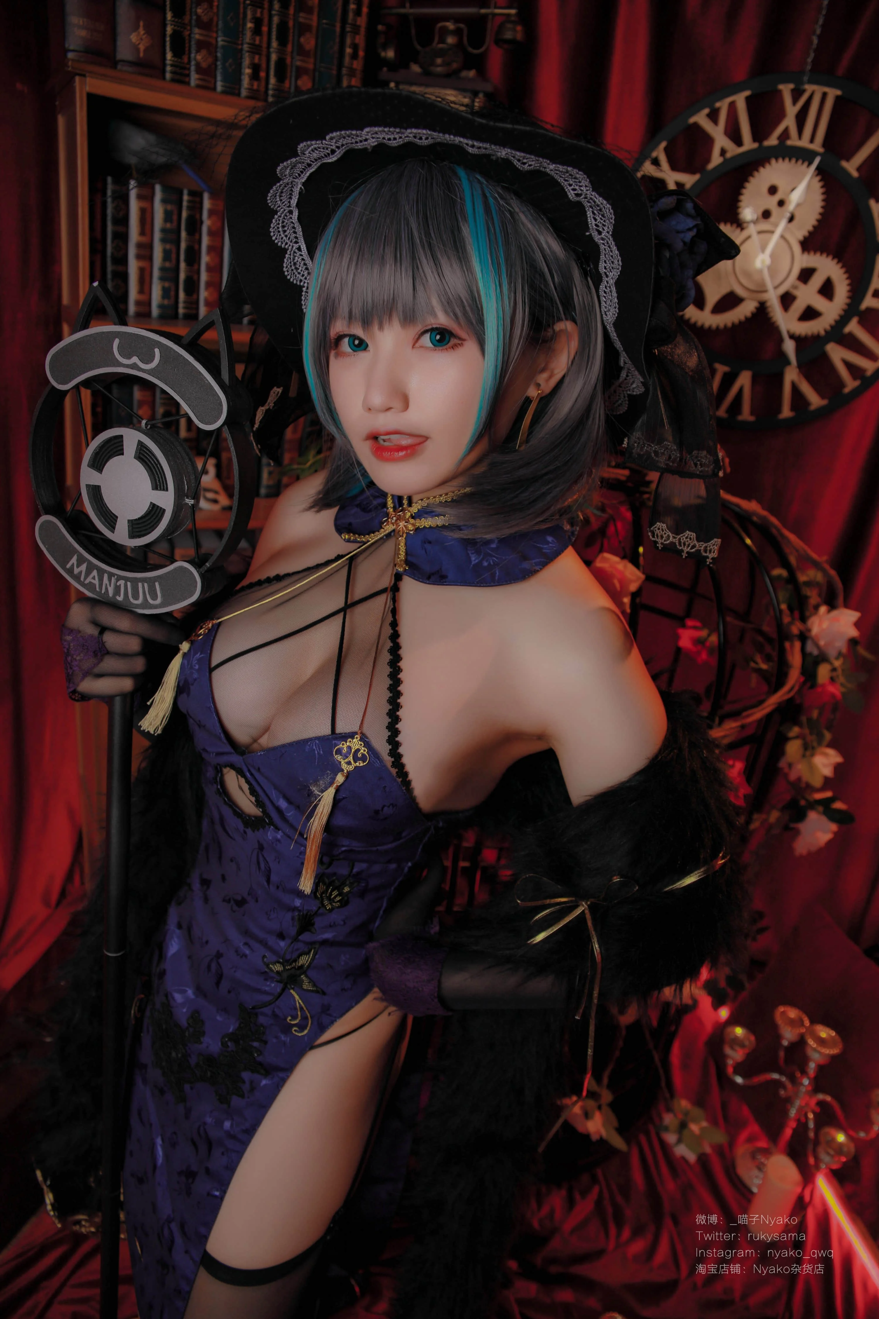 Đọc truyện hentai Tuyển tập Albums siêu phẩm Cosplay - Chap 808 - Nyako - Cheshire Cheongsam