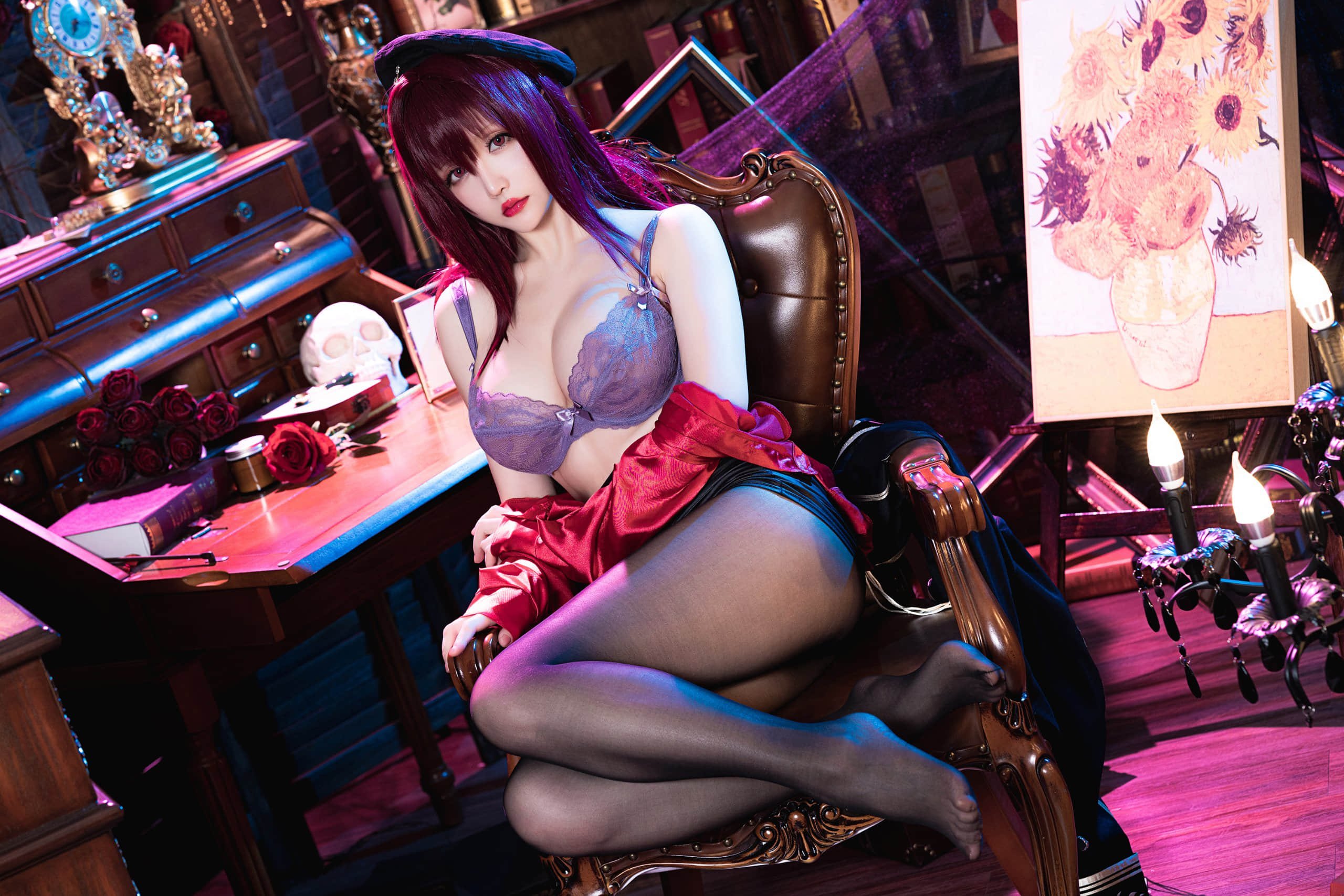 Đọc truyện hentai Tuyển tập Albums siêu phẩm Cosplay - Chap 779 - Star Chi Chi - Scathach True Red Spear