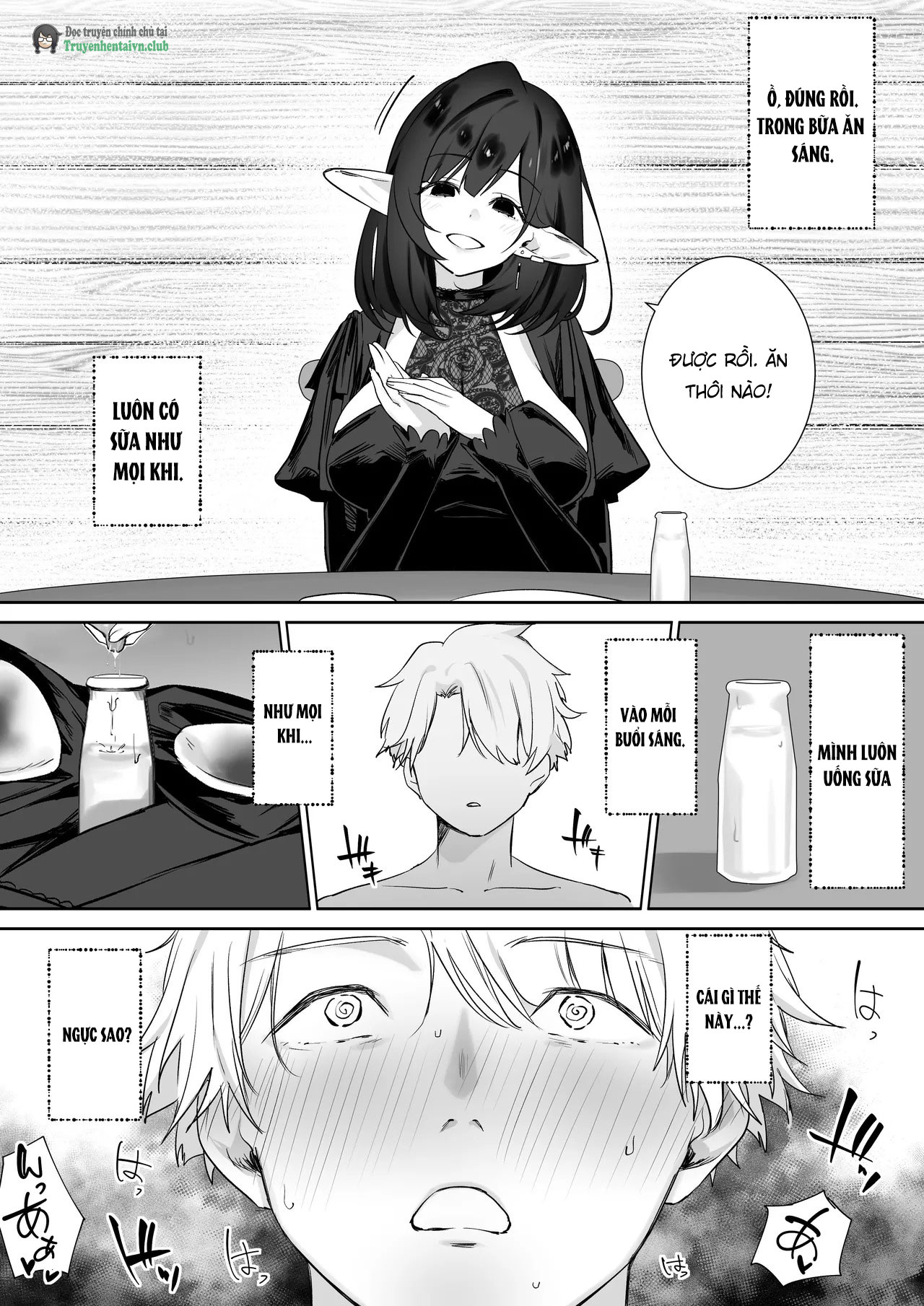 Đọc truyện hentai Elf no Milk de Otona ni Narimashita - Oneshot