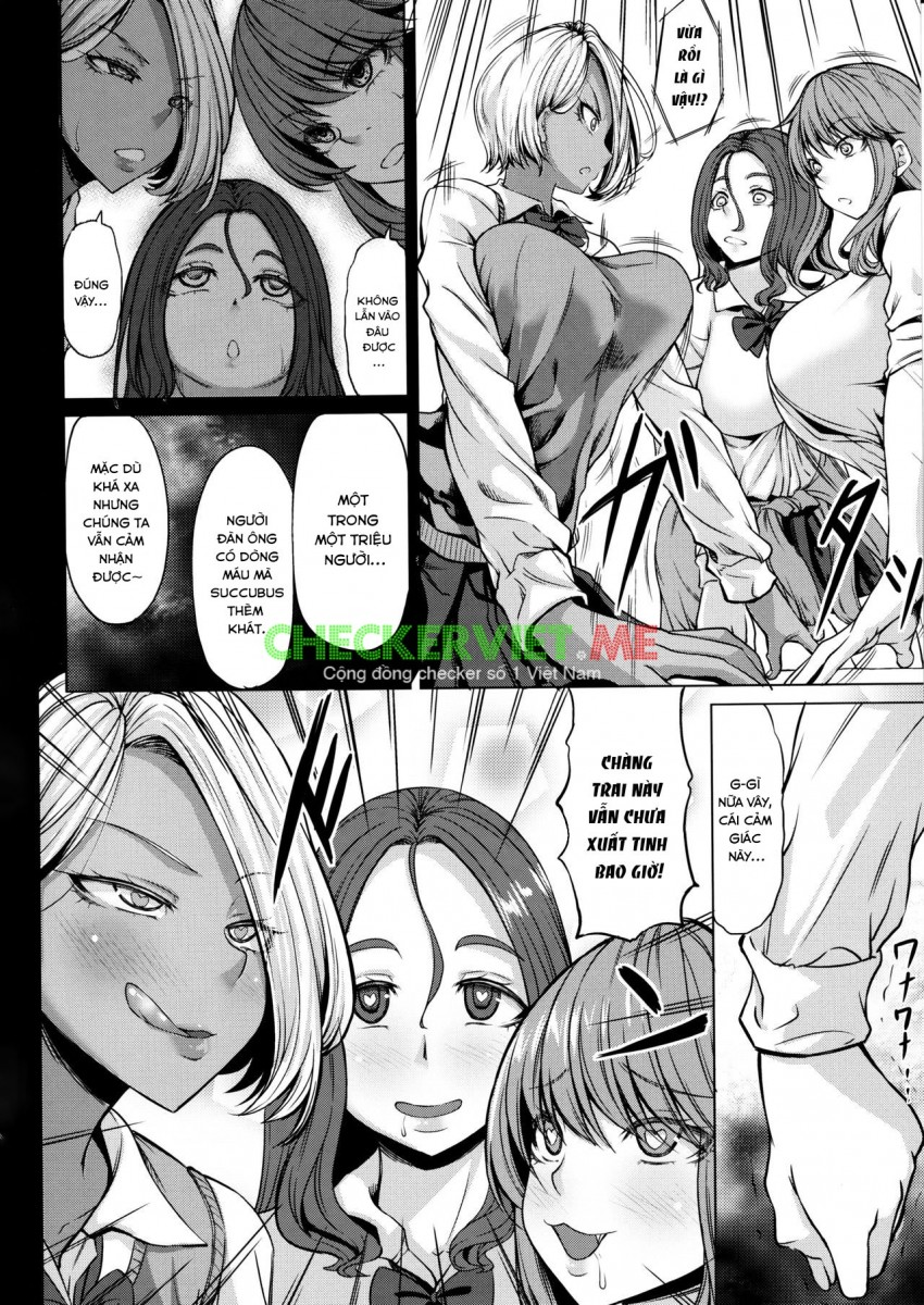 Đọc truyện hentai Succubus 3 Shimai no Shotagari - Oneshot