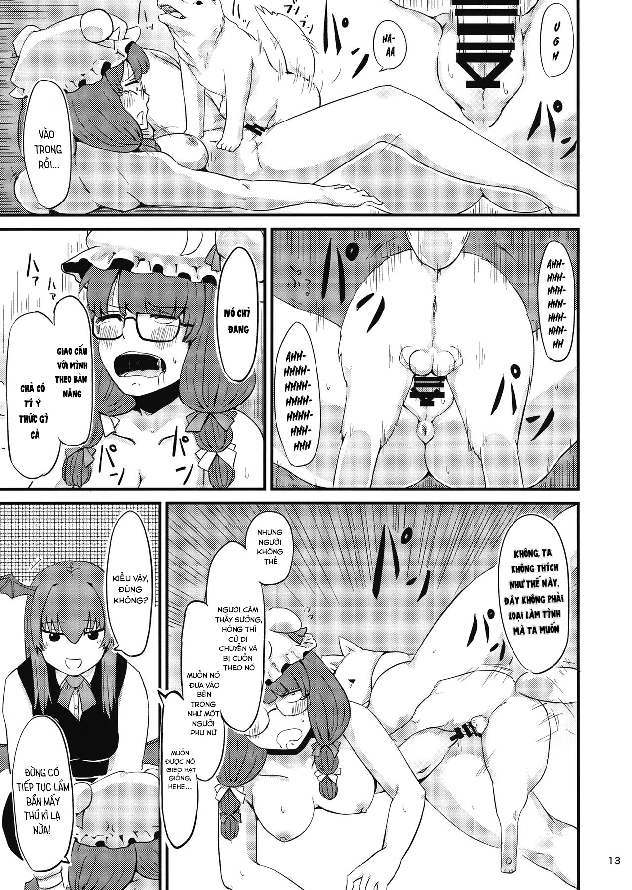 Đọc truyện hentai Zannen Patchouli no Ukkari Shoukanjutsu 2 - Oneshot ngọt