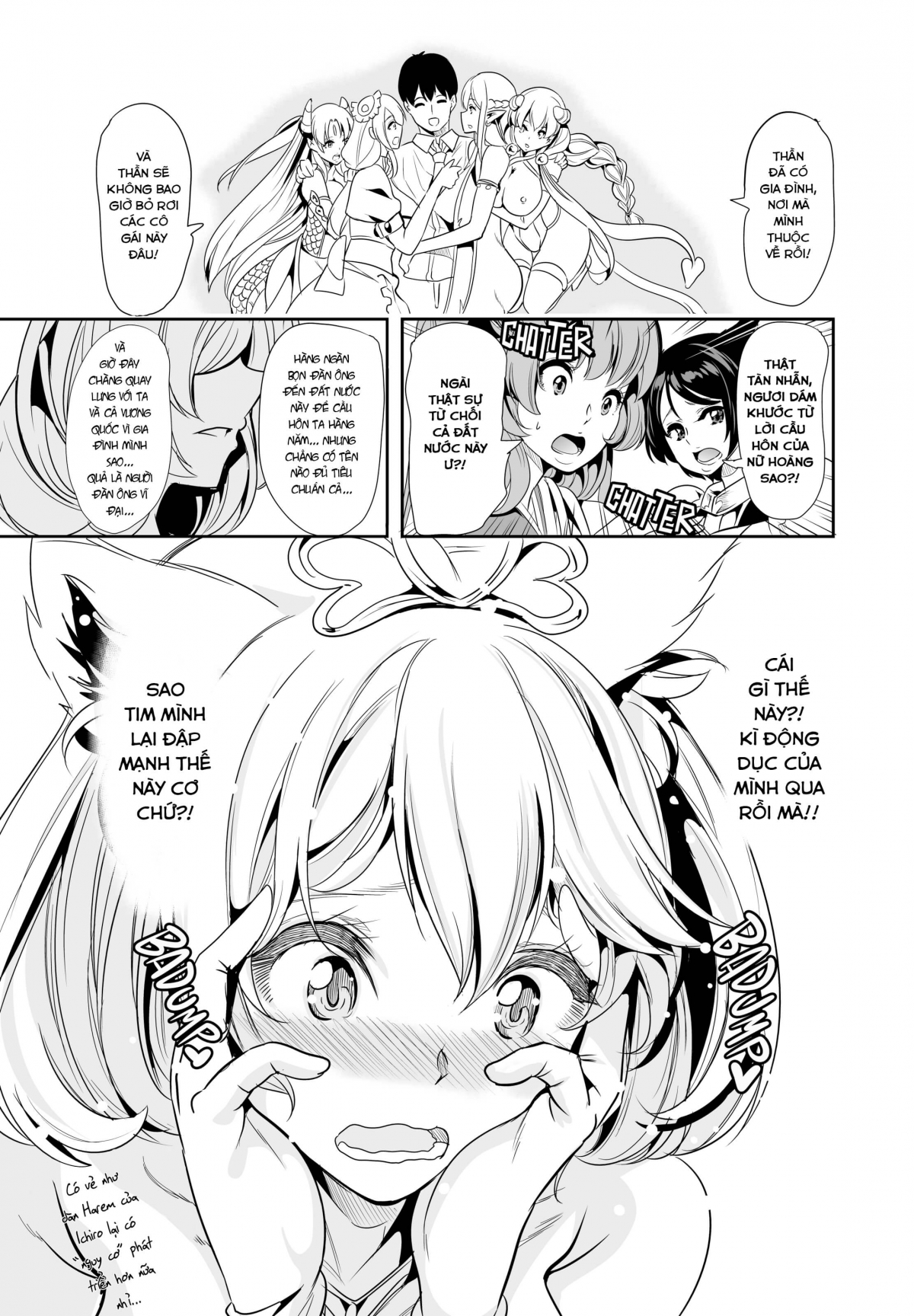 Đọc truyện hentai Dàn Harem tại dị giới - Chap 3(B)