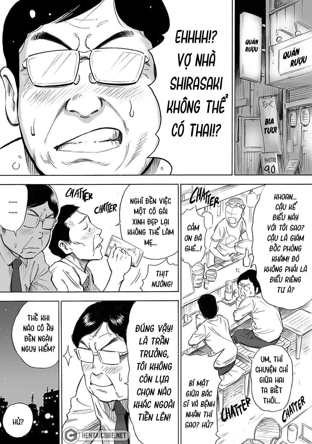 Đọc truyện hentai Toàn thị trấn giúp một người vợ có thai - Chap 1