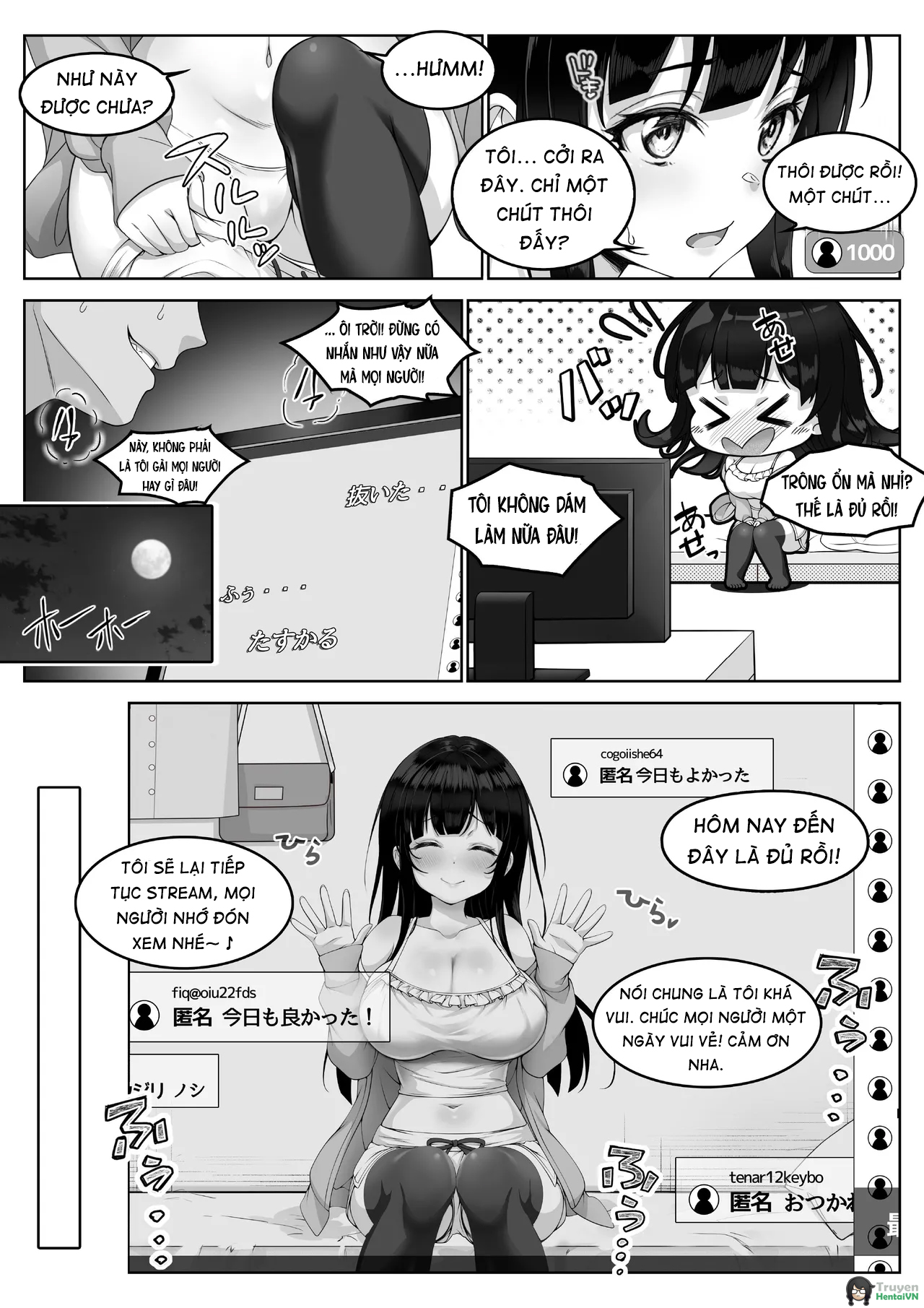 Đọc truyện hentai Streamer ‐ Neat and clean, she cha't atand the pleasure - Oneshot