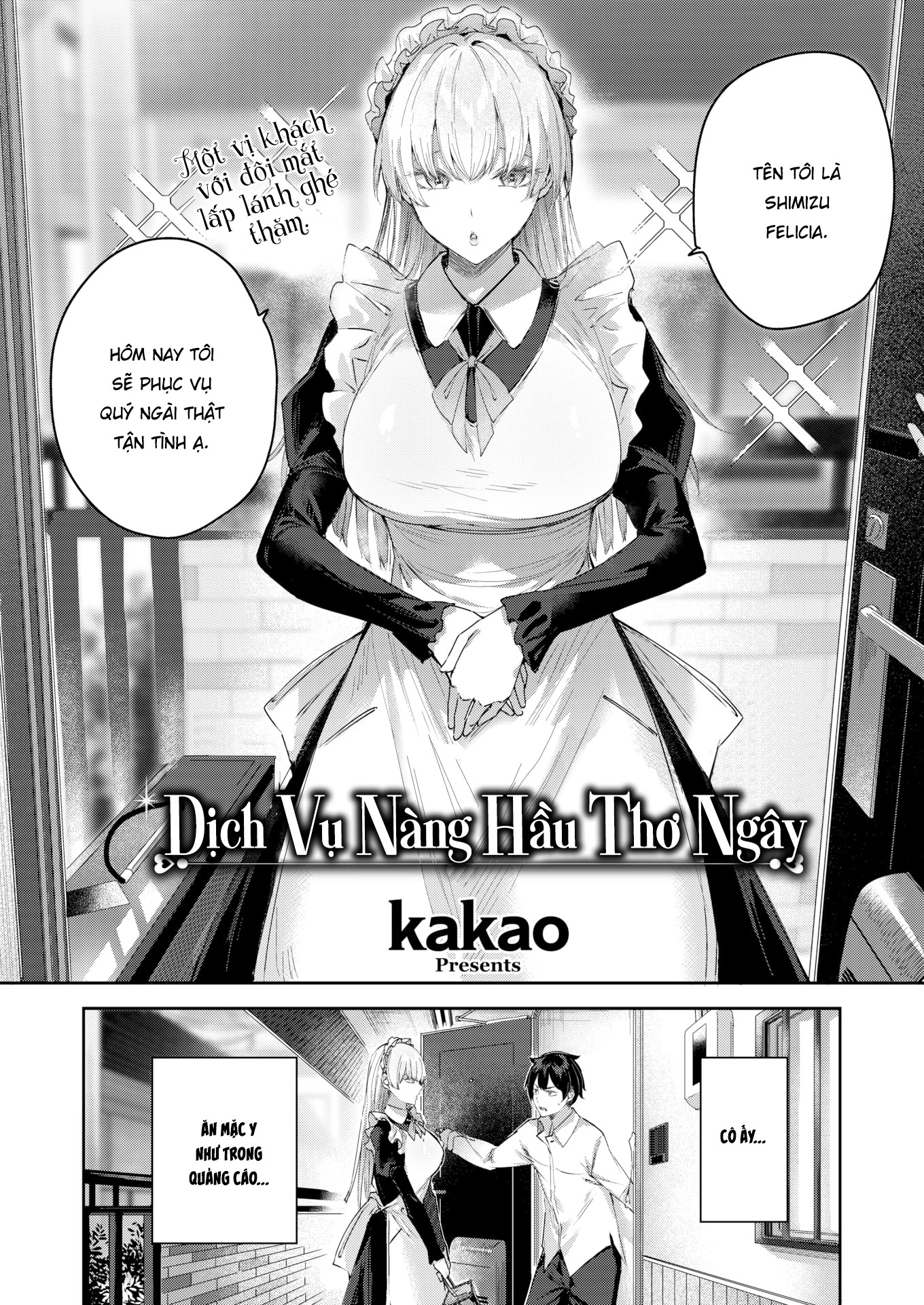 Đọc truyện hentai Dịch Vụ Nàng Hầu Thơ Ngây - Oneshot