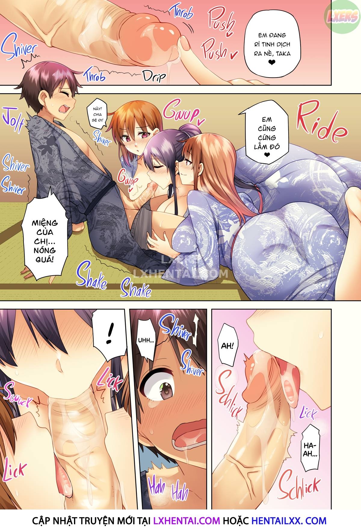 Đọc truyện hentai Onee-chan no Wasuremono o Todoke ni Kita Hazu nanoni - Chap 4