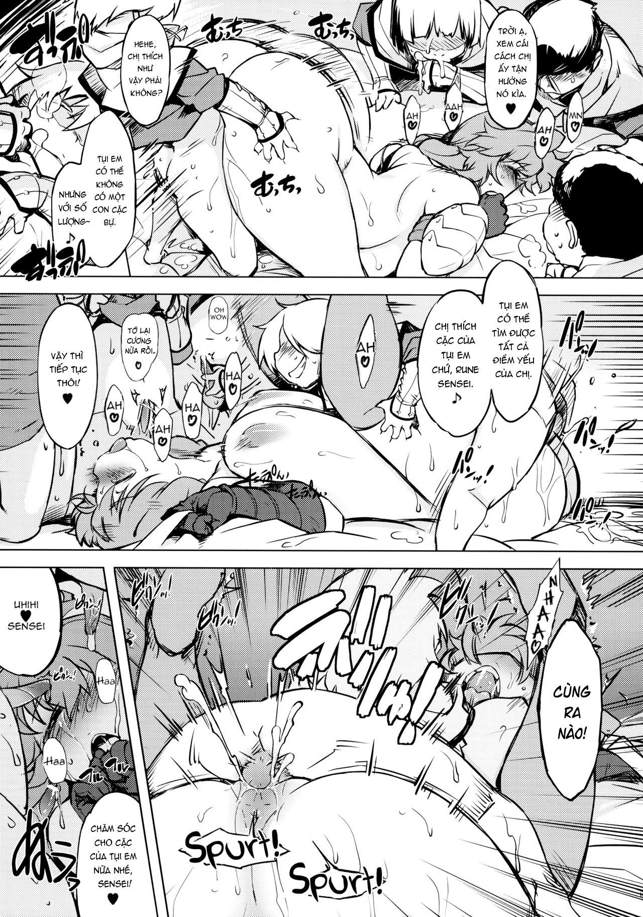 Đọc truyện hentai Ngủ đi, thưa ông - Onemuri Rune Sensei