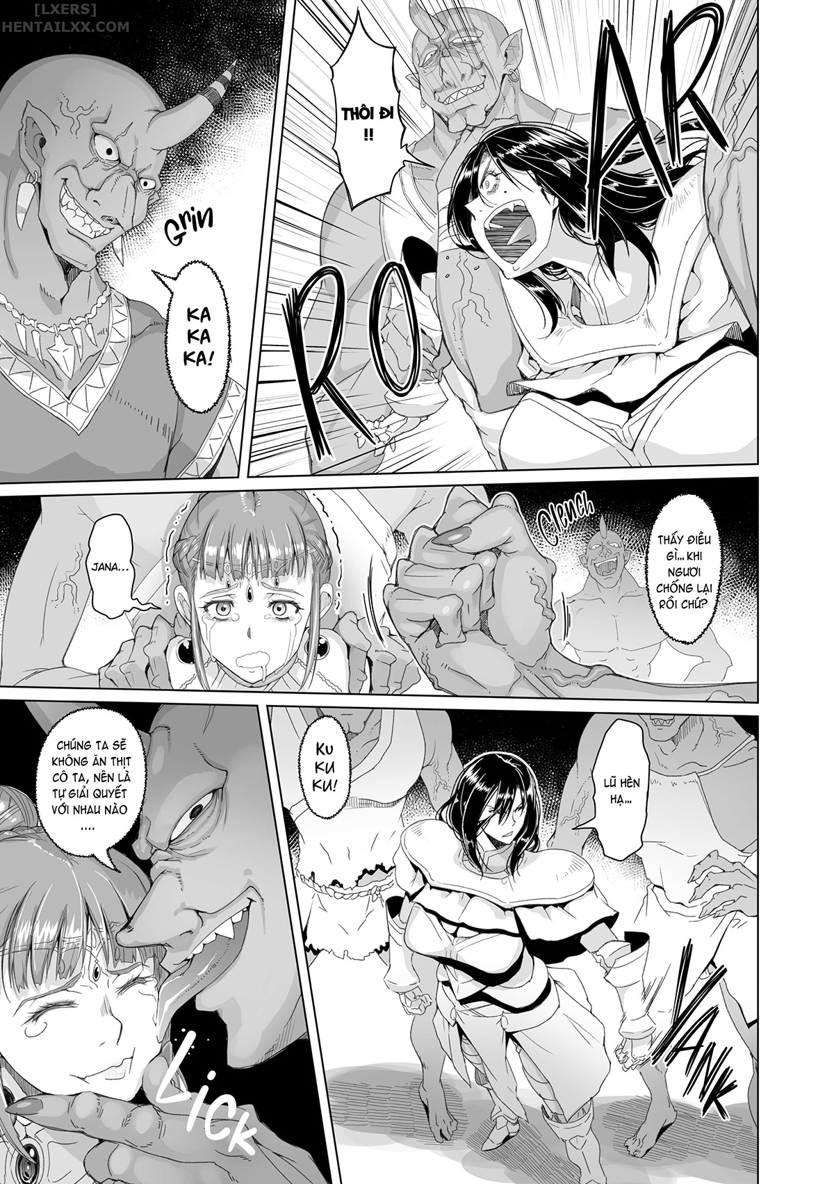 Đọc truyện hentai Maidens of Steel - Chap 4 - The Dark Ogres and the Young Ladys Guardian Knight (Part 1)