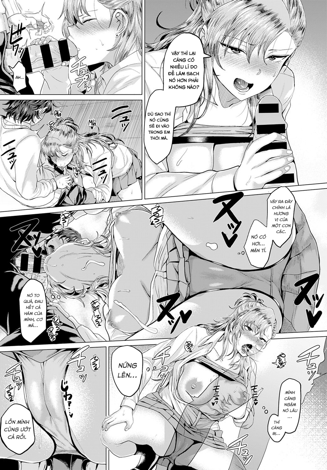 Đọc truyện hentai Boku to Furyou to Okujou de - Oneshot