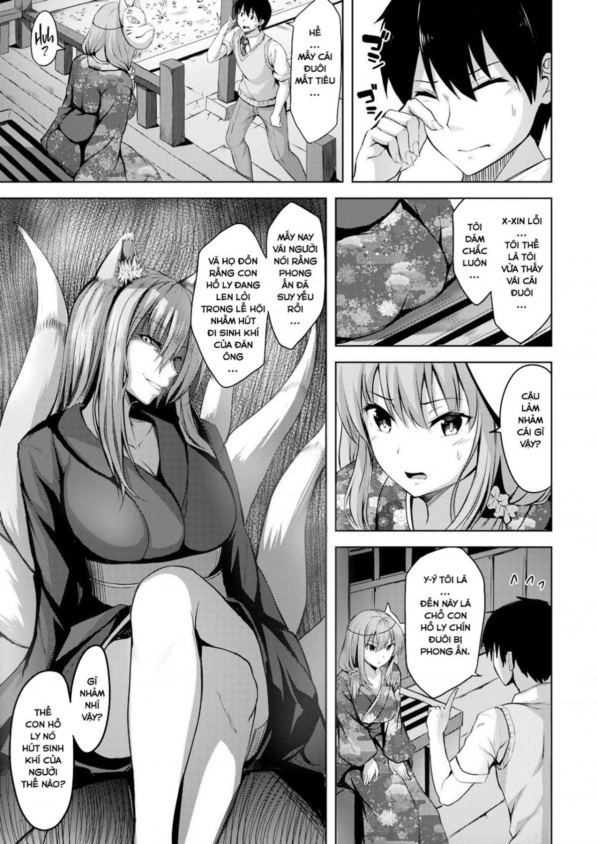 Đọc truyện hentai Đụ Thư Thái Với Em Ghệ Bị Cáo Thành Tinh Nhập! - Oneshot