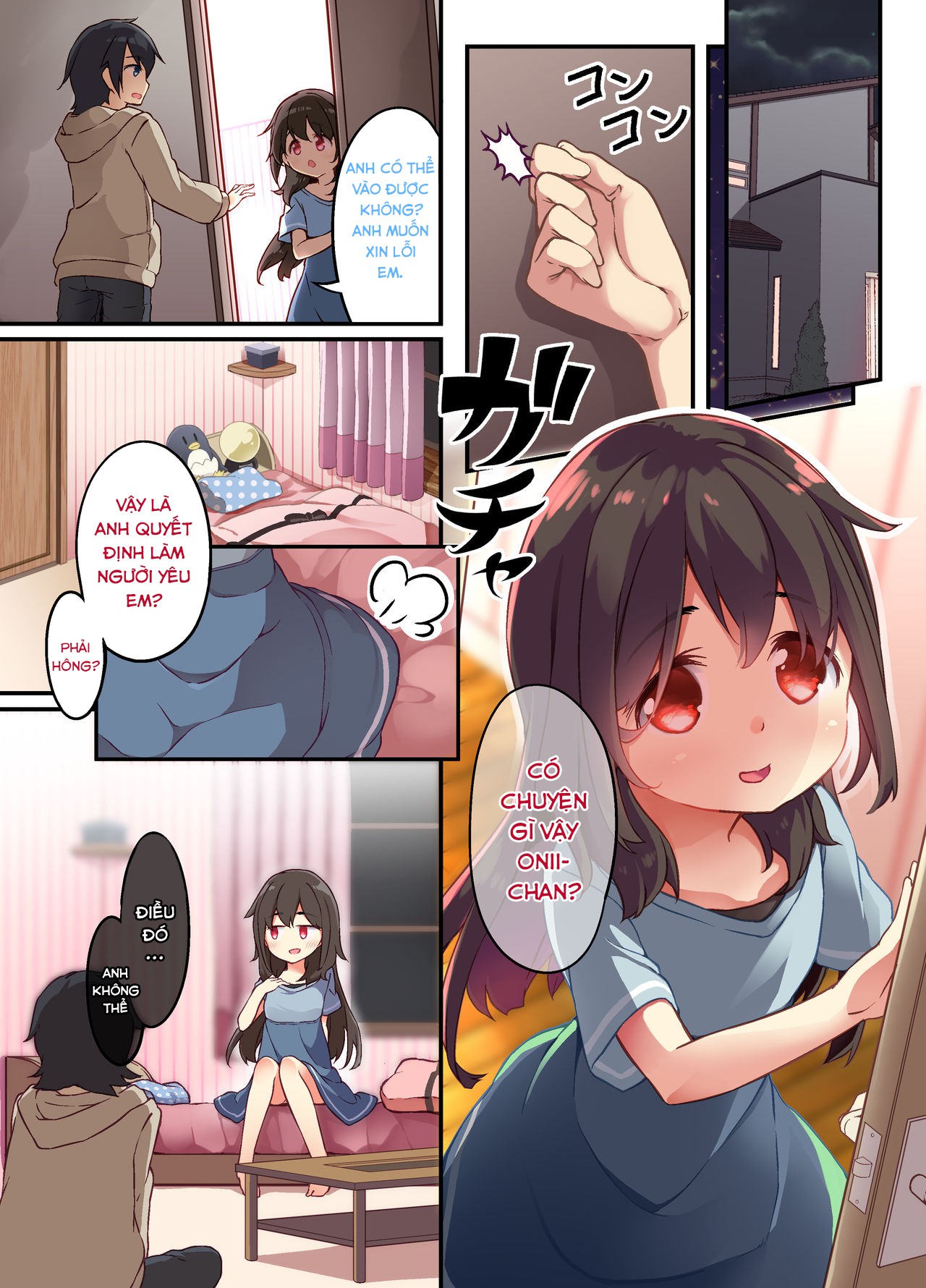 Đọc truyện hentai Cô em gái Yandere muốn được mang thai bởi anh trai của mình, vì vậy cô chuyển đổi cơ thể với anh cô và họ đã quan hệ tình dục sinh con - Oneshot