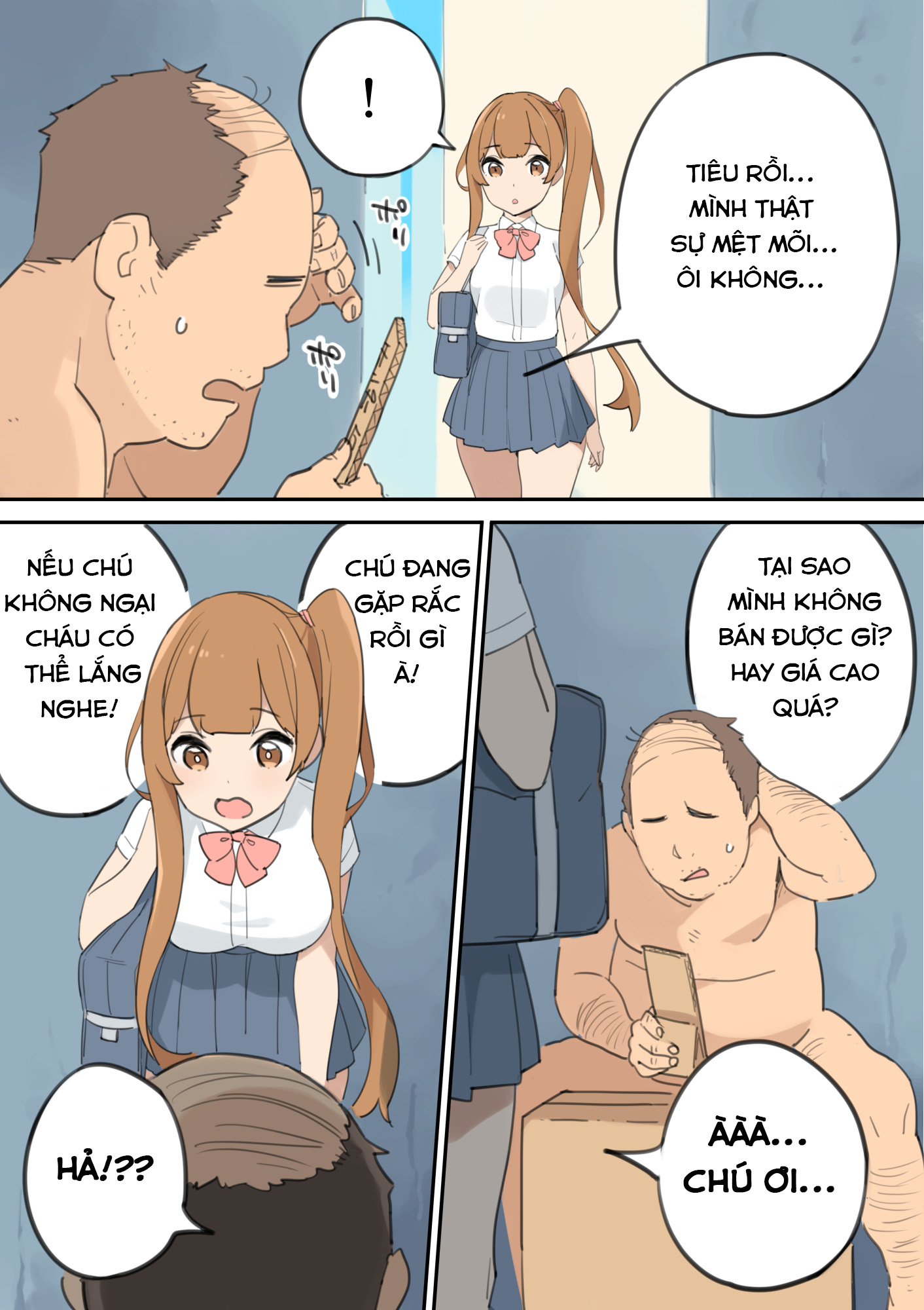 Đọc truyện hentai Chinpo Uri no Ossan - Oneshot