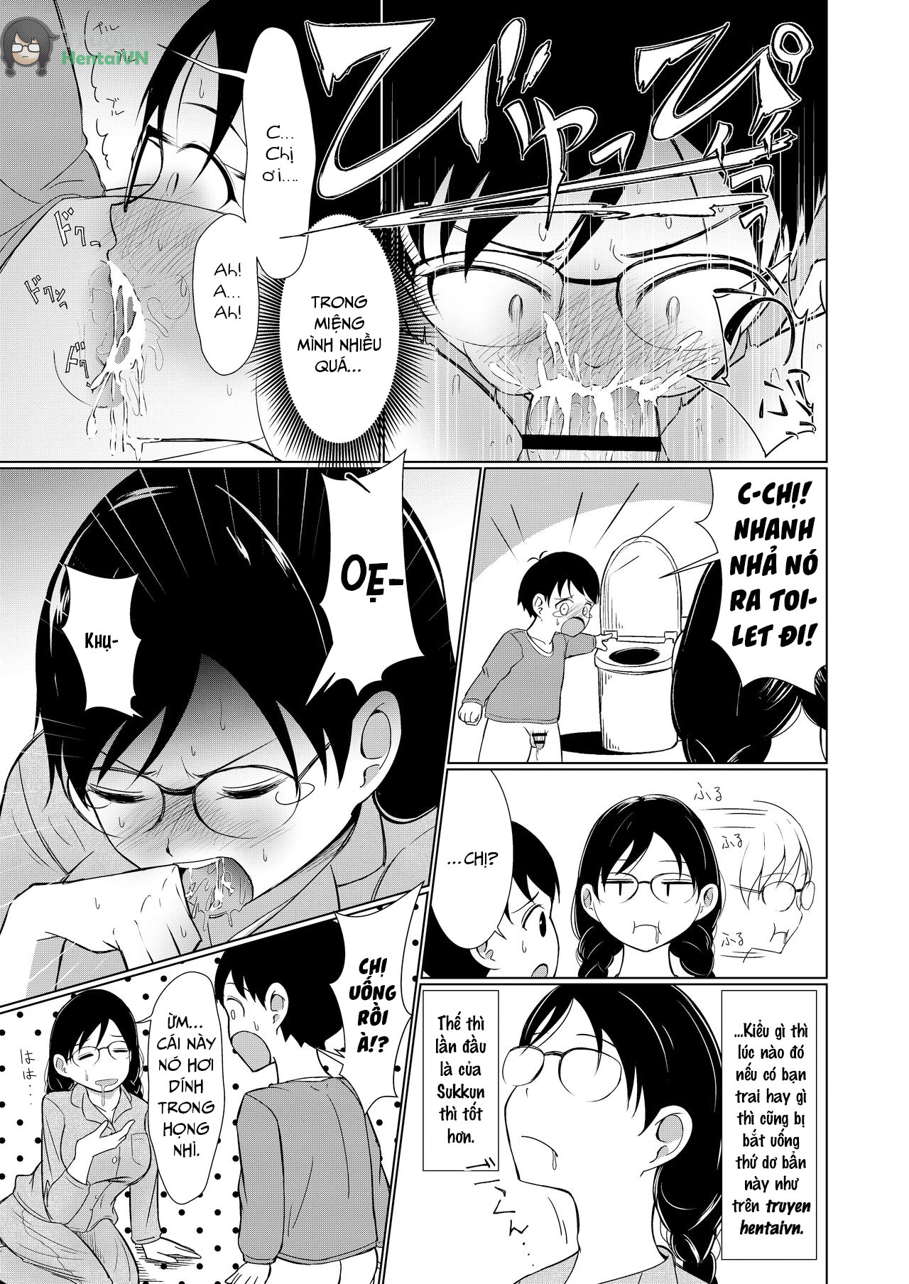 Đọc truyện hentai Chị gái đơn điệu ơi cố lên! Việc chăm sóc cậu  bé khi lần đầu cương cứng thật mệt mỏi - Oneshot