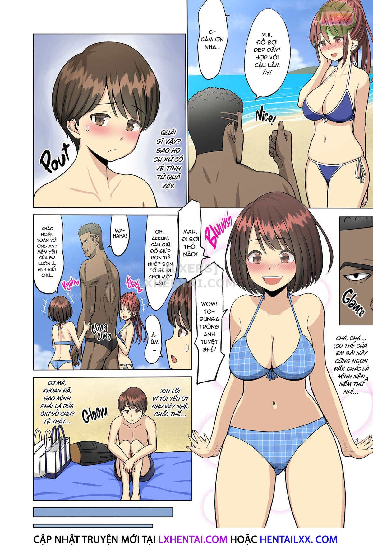 Đọc truyện hentai But I Loved Her... Summer Chapter: My Cheerleader Friend Got Taken by a Foreign Student - Chap 1