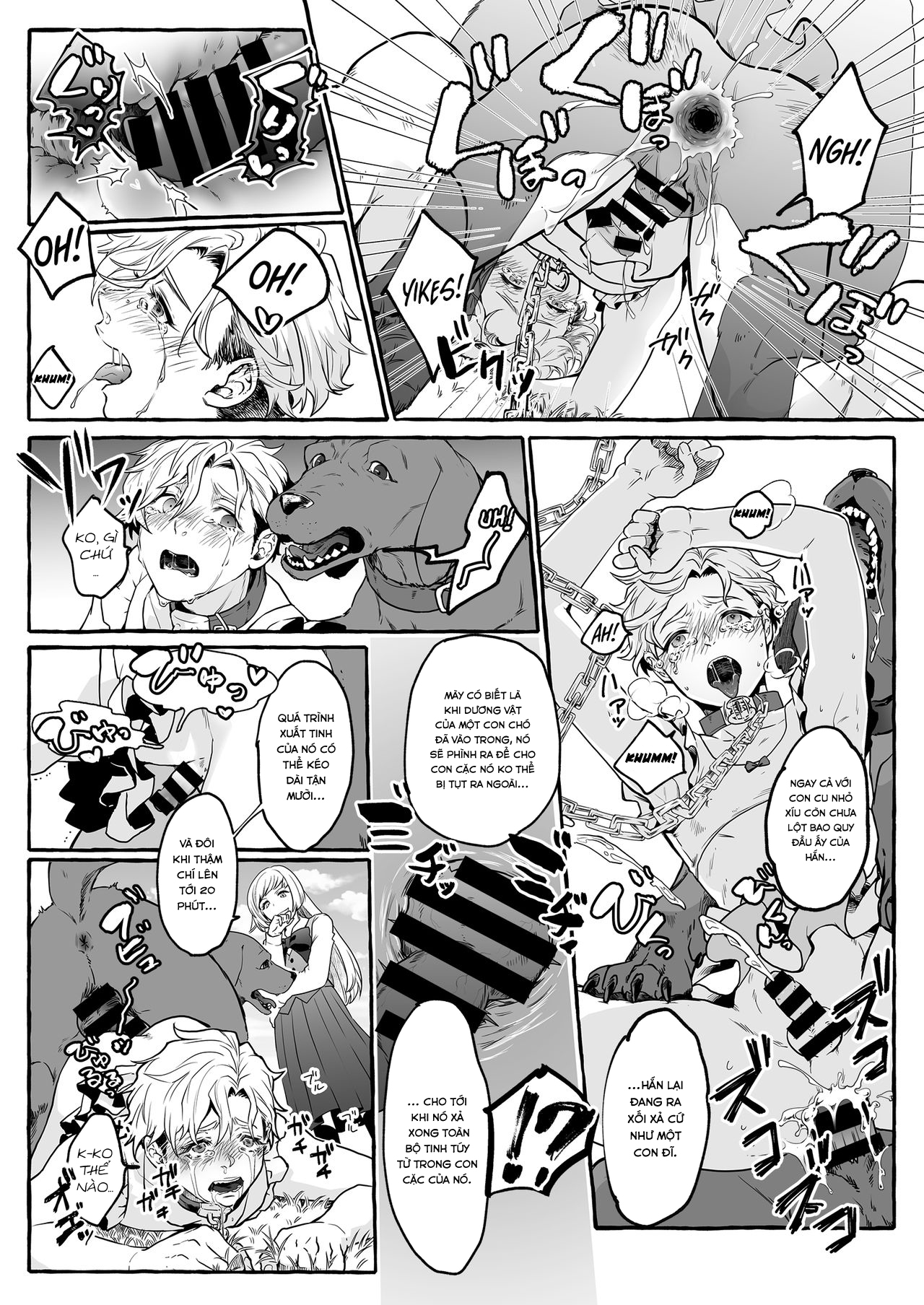 Đọc truyện hentai Osu Inu Ni Metorareta Otoko; ~ Teishuku Na Hanayome Inu No Sodatekata ~ - Oneshot