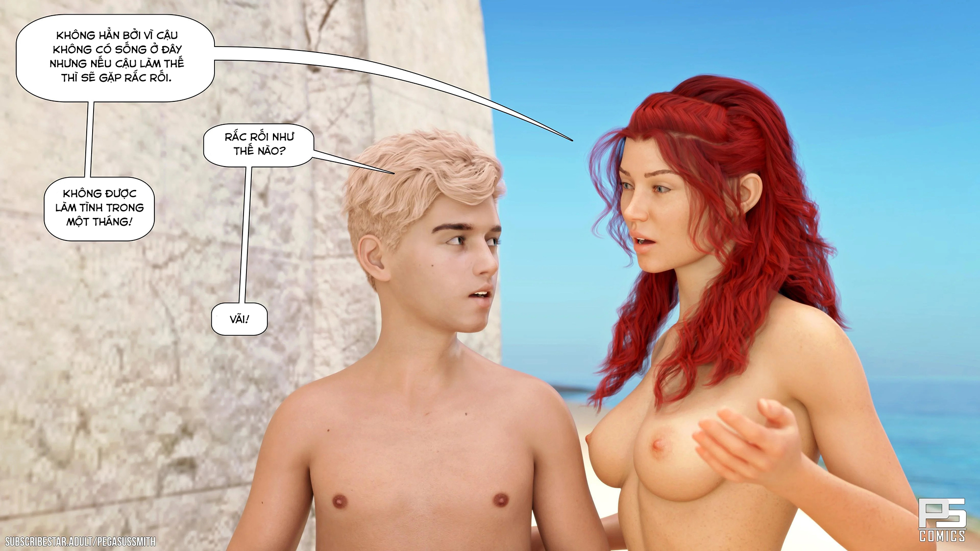 Đọc truyện hentai Au Naturel - Vol7 - Chương 36: Luật lệ mang thai ở hòn đảo.