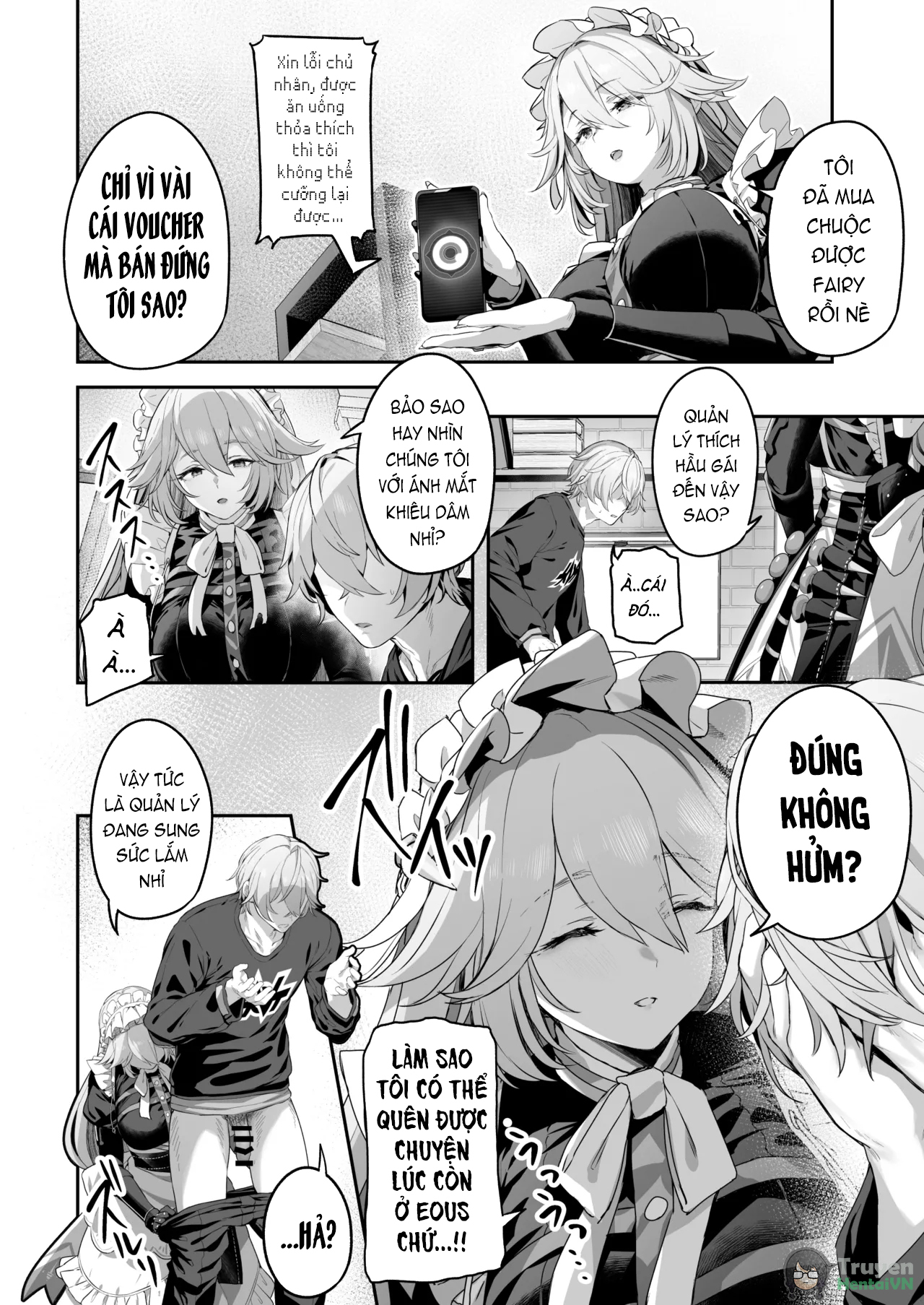 Đọc truyện hentai Em hầu gái ngọt nước của tôi - Oneshot