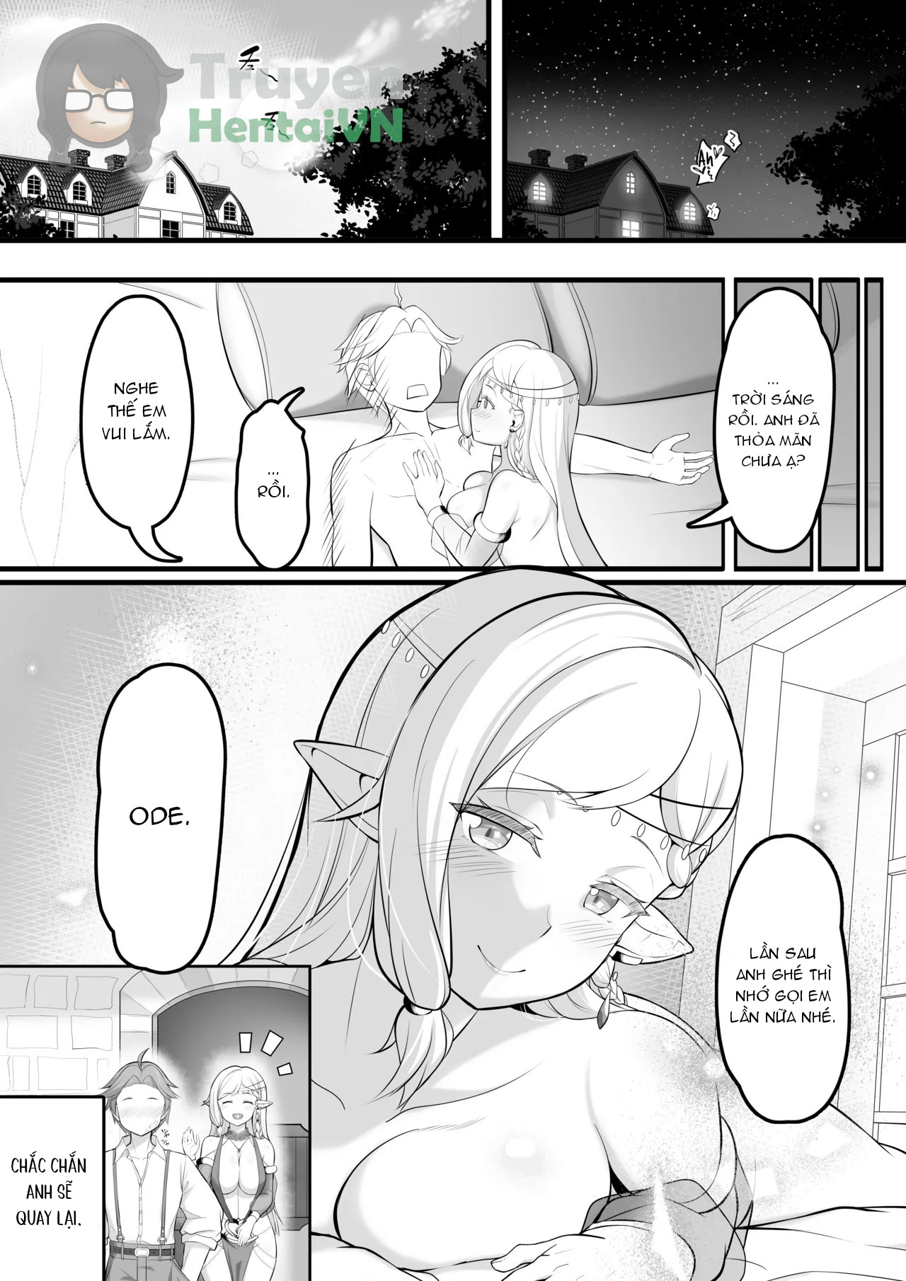 Đọc truyện hentai Odoriko Shoukan ni Ittara, Bijin Elf no Odoriko ga Ippai Shiboritotte Kureta Ohanashi - Oneshot