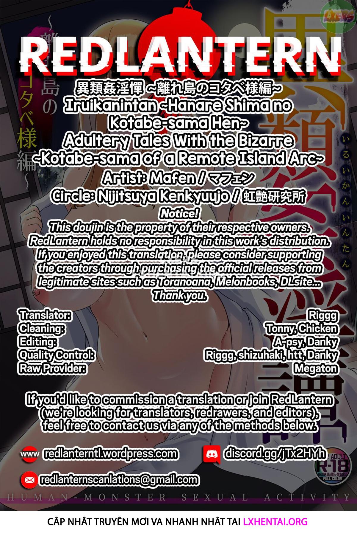 Đọc truyện hentai Adultery Tales With The Bizarre ~Kotabe-Sama Of A Remote Island Arc~ - Oneshot