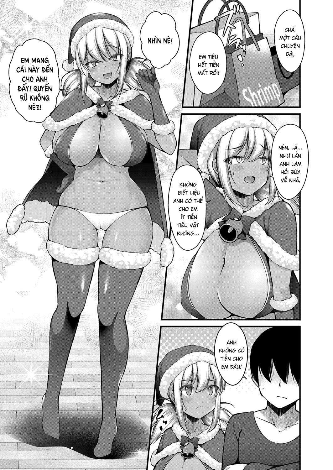 Đọc truyện hentai Chịch em gái mặc đồ Noel - Oneshot