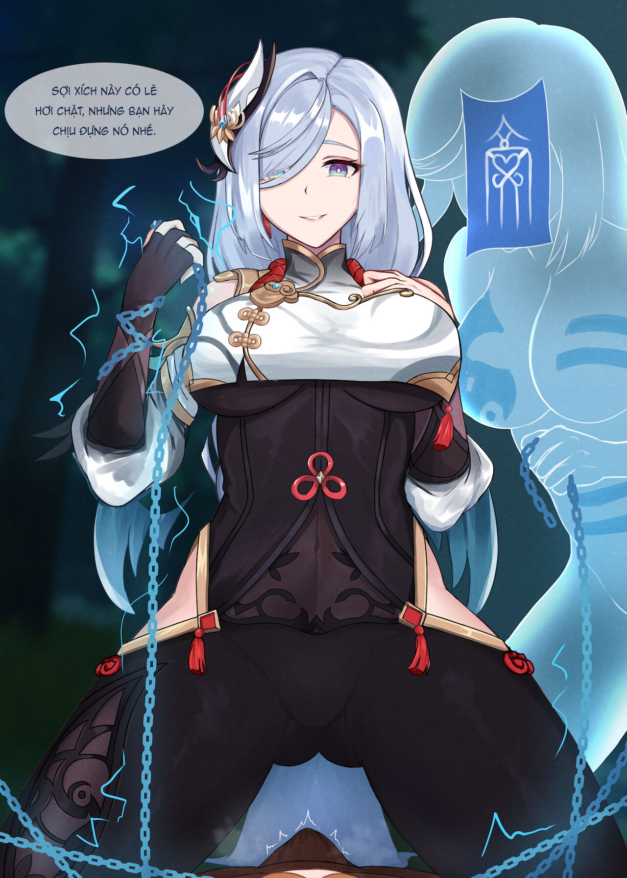 Đọc truyện hentai Trừ tà cùng Shenhe nào! - Oneshot