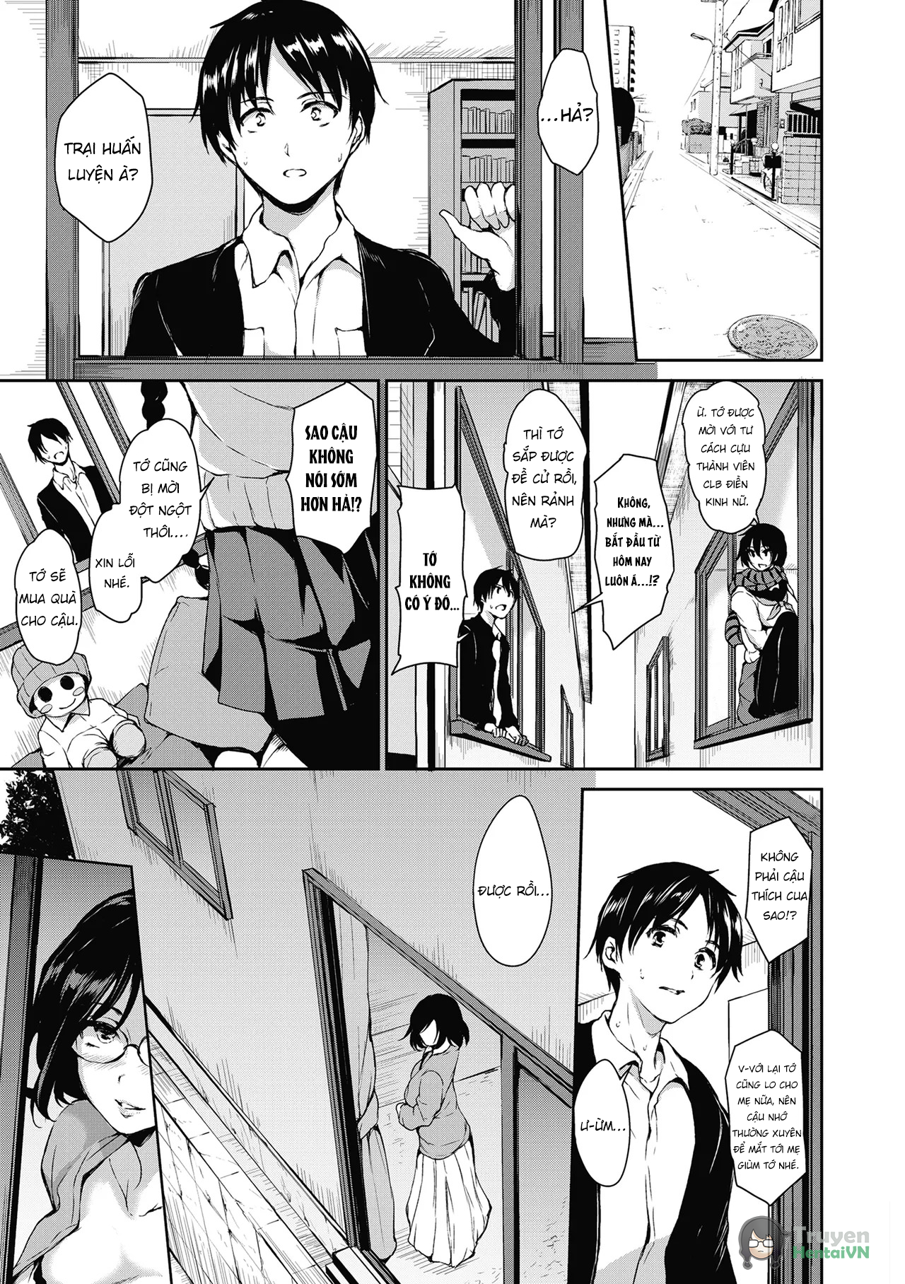 Đọc truyện hentai At Home Harem Fudeoro Sisters - Chap 4