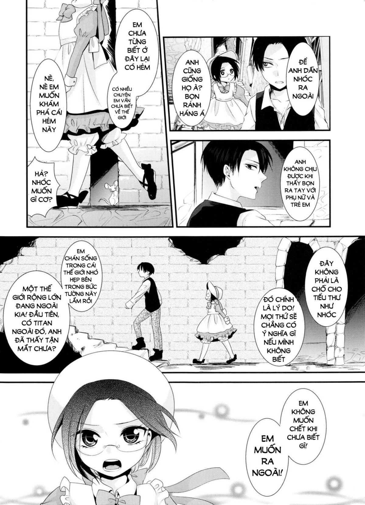 Đọc truyện hentai Kiss me once again (Shingeki no Kyojin) - Chap 1