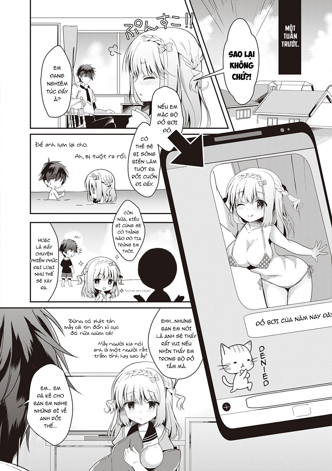 Đọc truyện hentai Osananajimi de Koibito no Kanojo to Shitai Koto Zenbu - Chap 3: Tại bể bơi cùng với người bạn thời thơ ấu