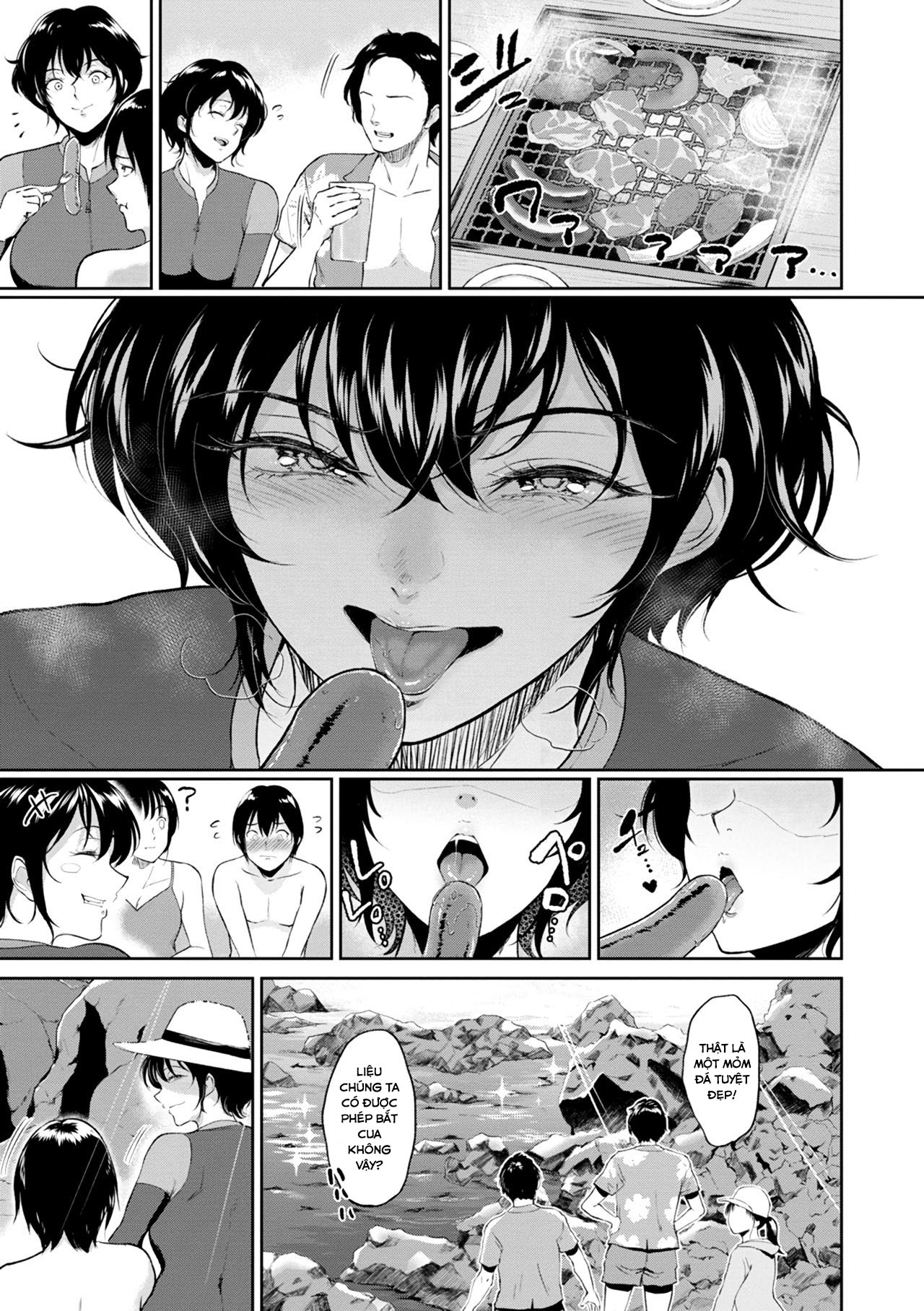 Đọc truyện hentai Mùa hè nóng bỏng của dì tôi - Oneshot