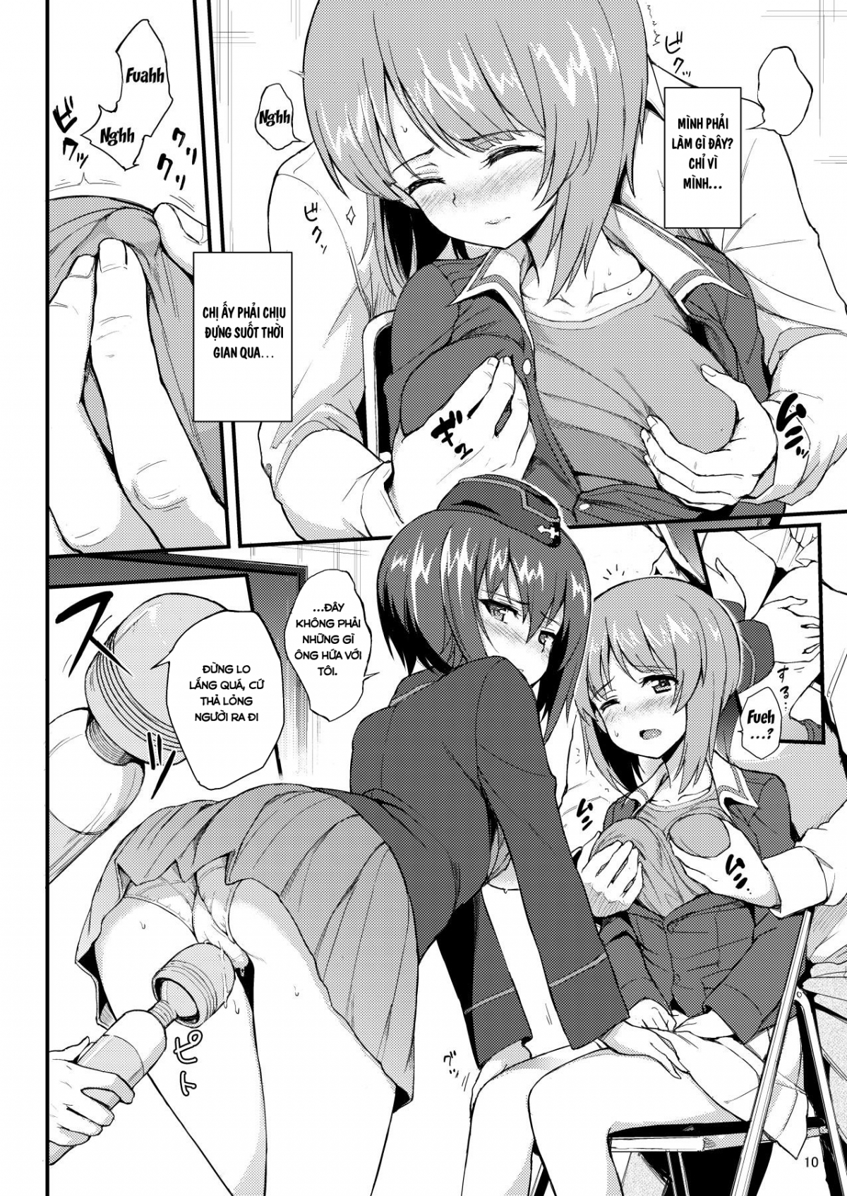 Đọc truyện hentai Nishizumi Shimai Ryoujoku - Oneshot