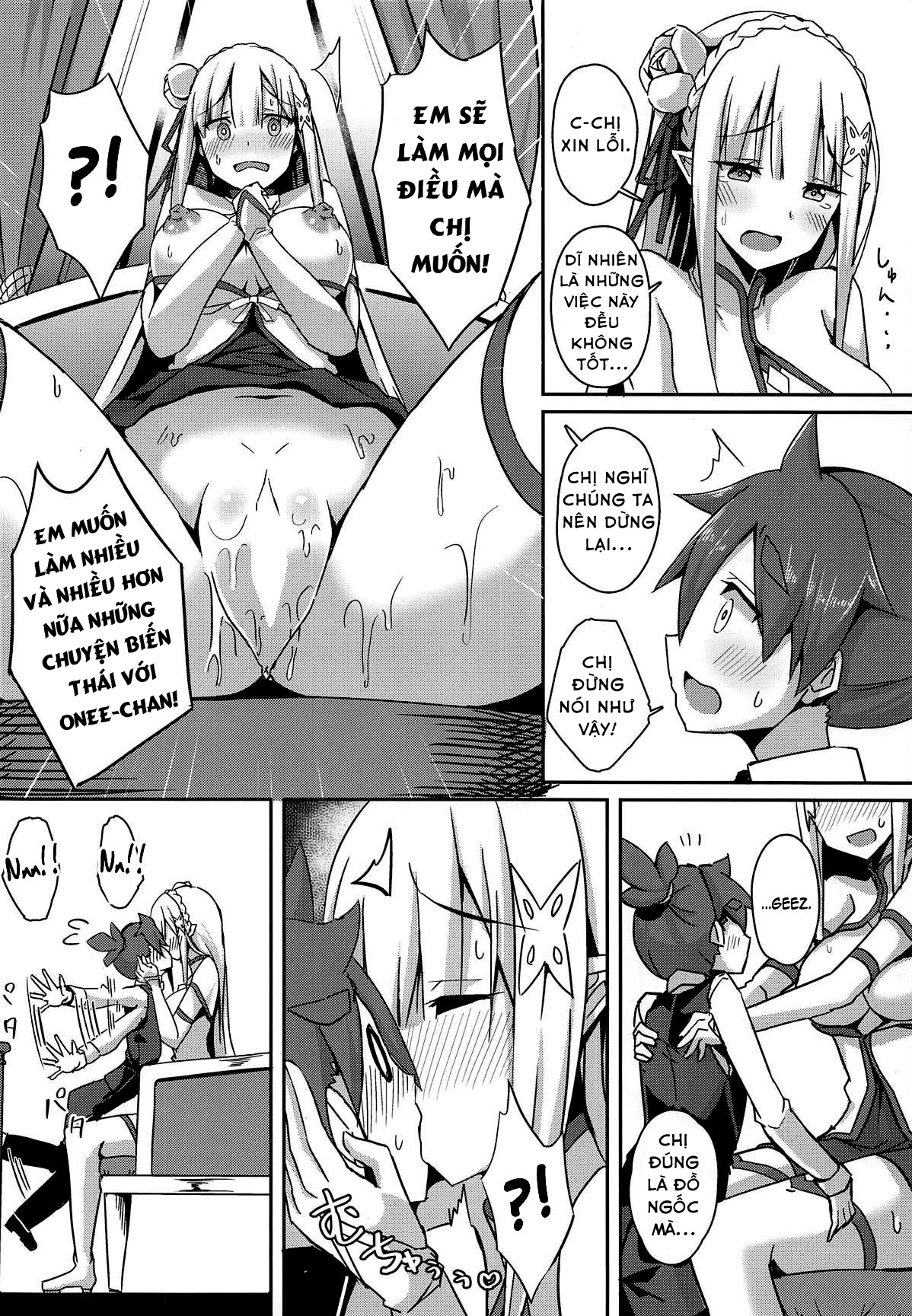 Đọc truyện hentai Majo no Nokoriga II (Re:Zero kara Hajimeru Isekai Seikatsu) - Oneshot