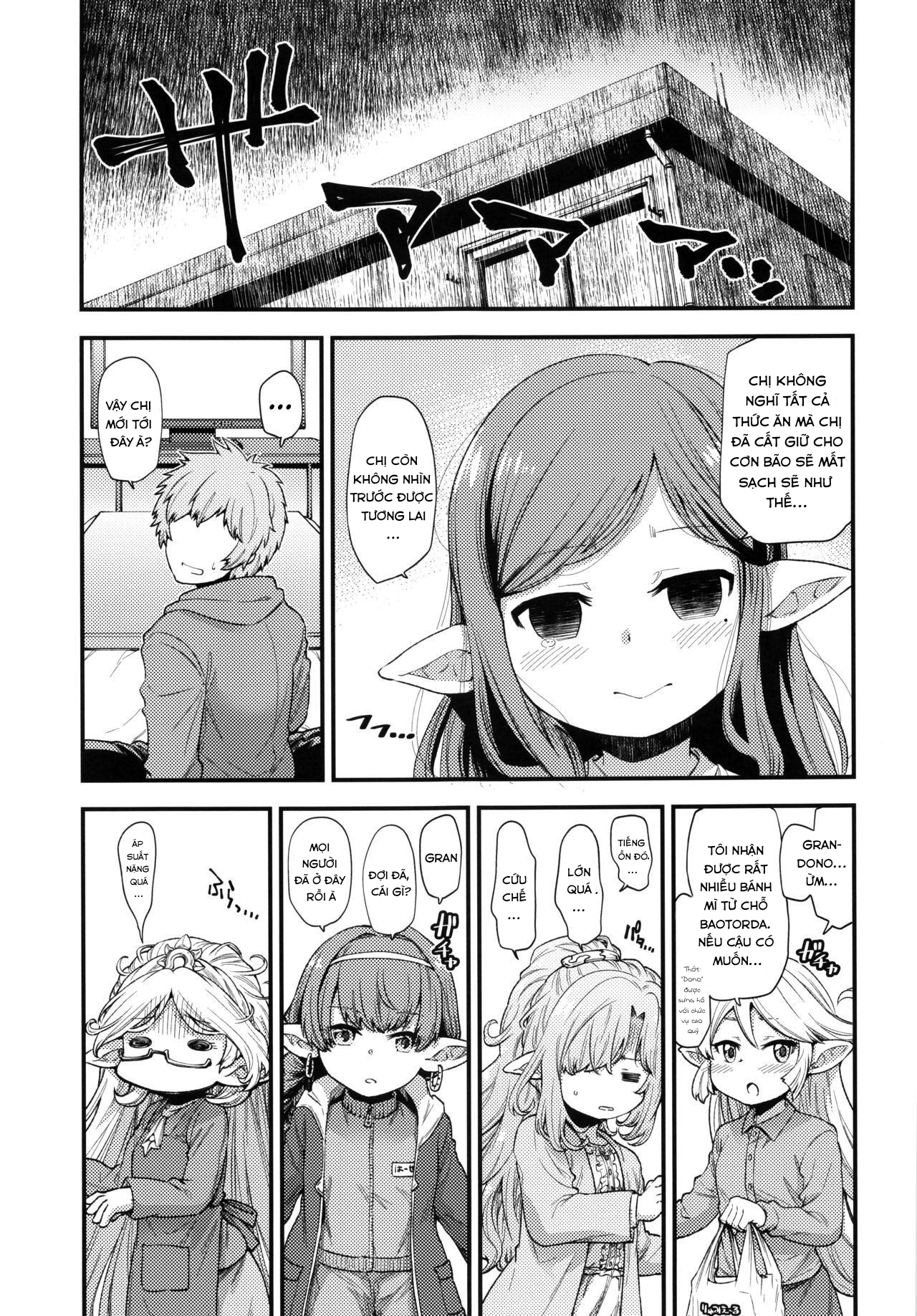 Đọc truyện hentai Gen Paro Harvin Harem Apart Taifuu Hen - Oneshot