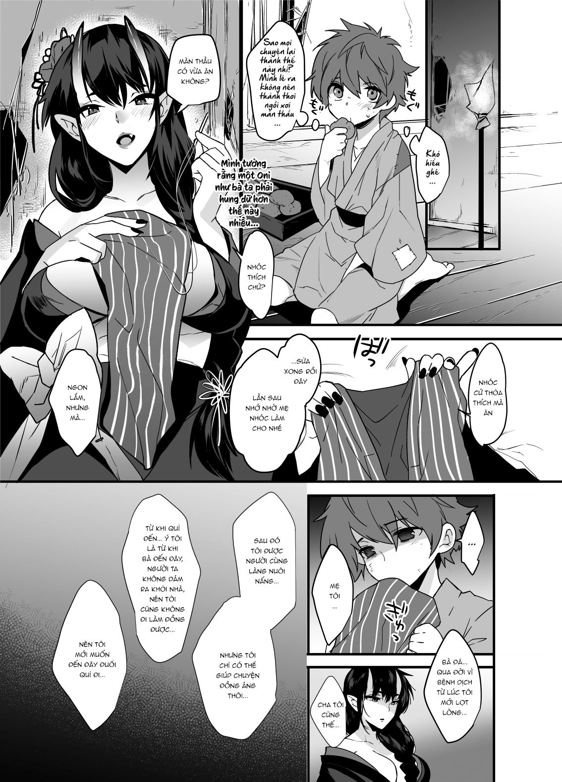 Đọc truyện hentai Bé con và nàng Oni - Hãy like nào!