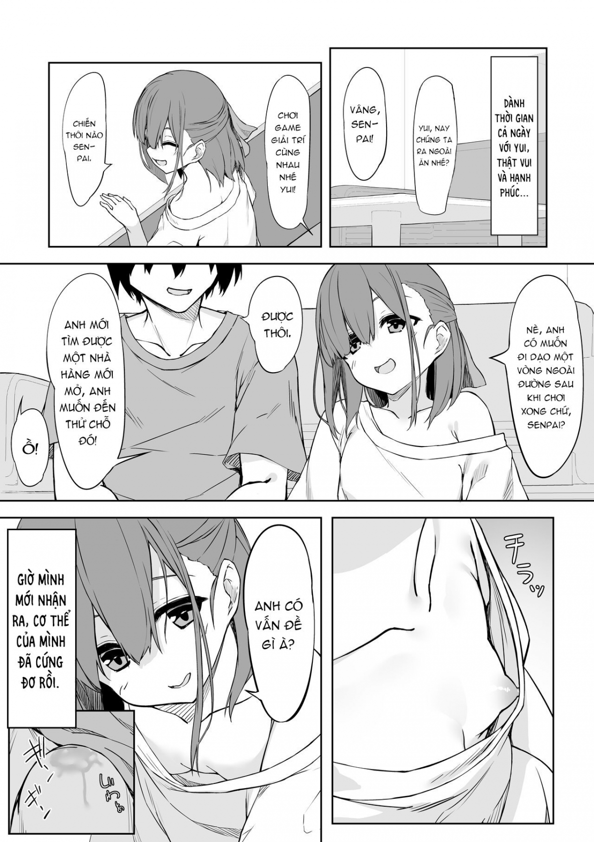 Đọc truyện hentai Ở chung nhà với cô gái đáng yêu - Oneshot